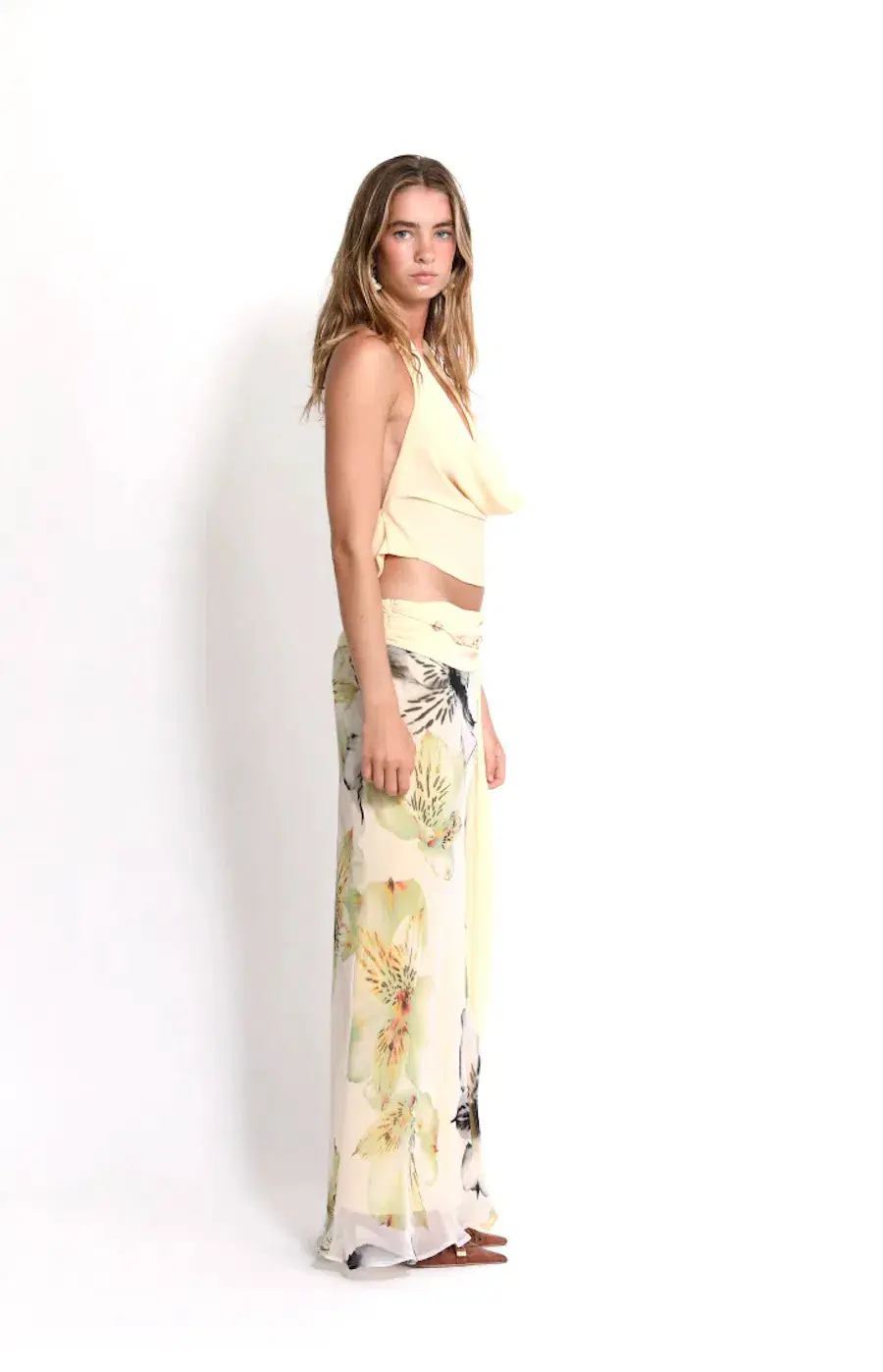 Katali Kaia Cowl Top and Belle Skirt Orchid Romance Size 8 / AU 8 - Image 2