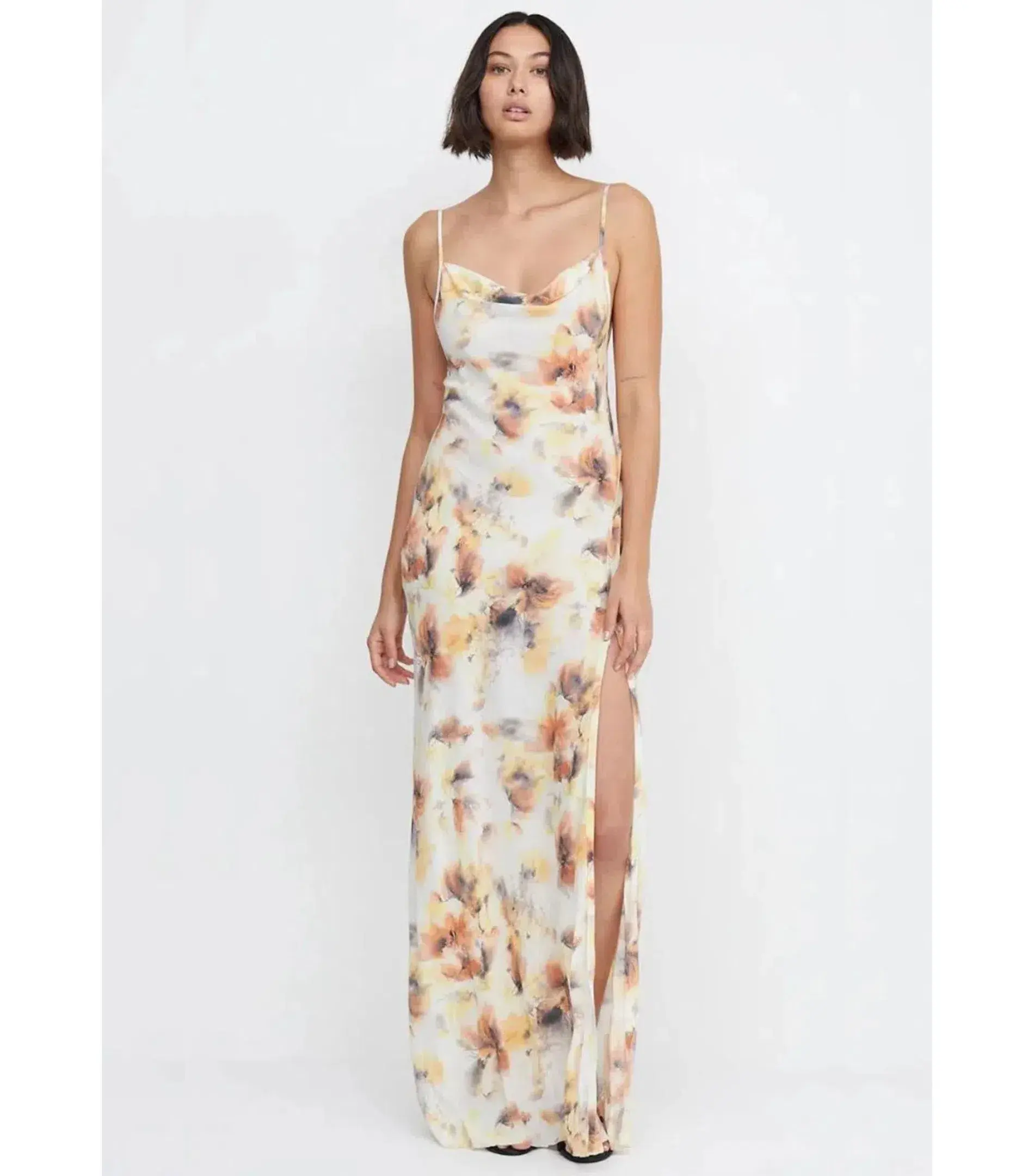 Bec & Bridge Sunset Floral Maxi Dress Multi Size AU 16 - Image 1
