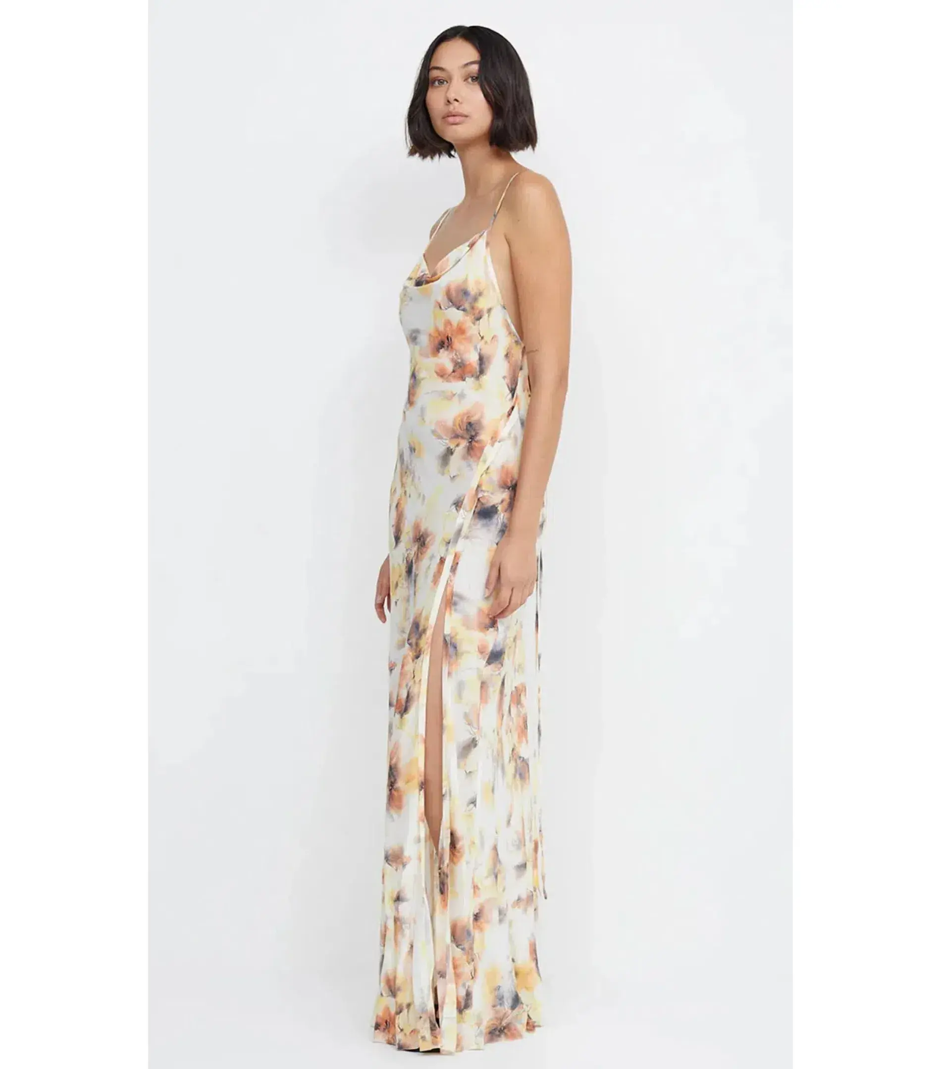 Bec & Bridge Sunset Floral Maxi Dress Multi Size AU 16 - Image 2