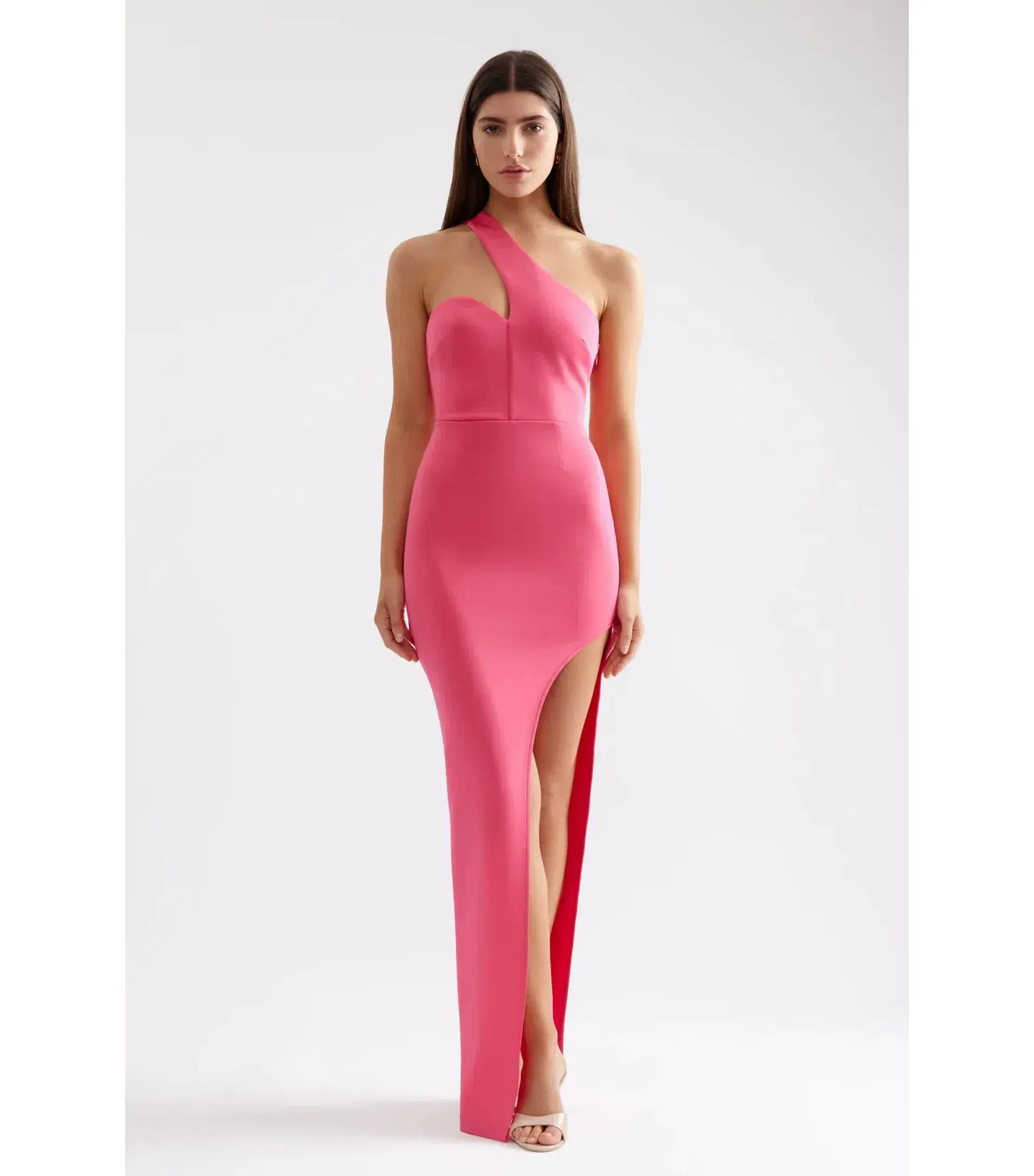 Lexi Natalie Maxi Dress Deep Pink Size AU 8 - Image 1