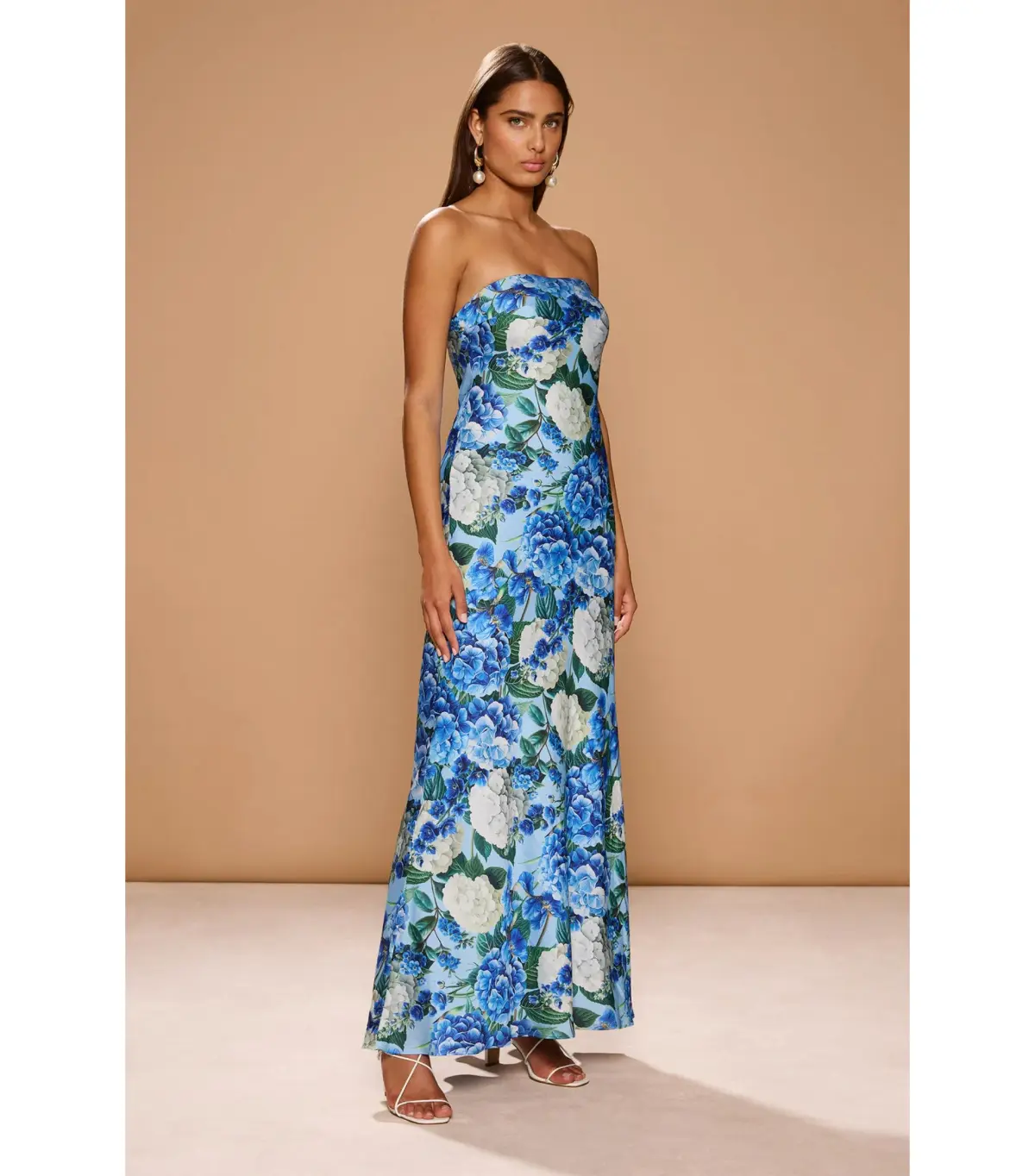 Sonya Moda Ela Maxi Dress Hydrangea Print Size AU 12  - Image 1