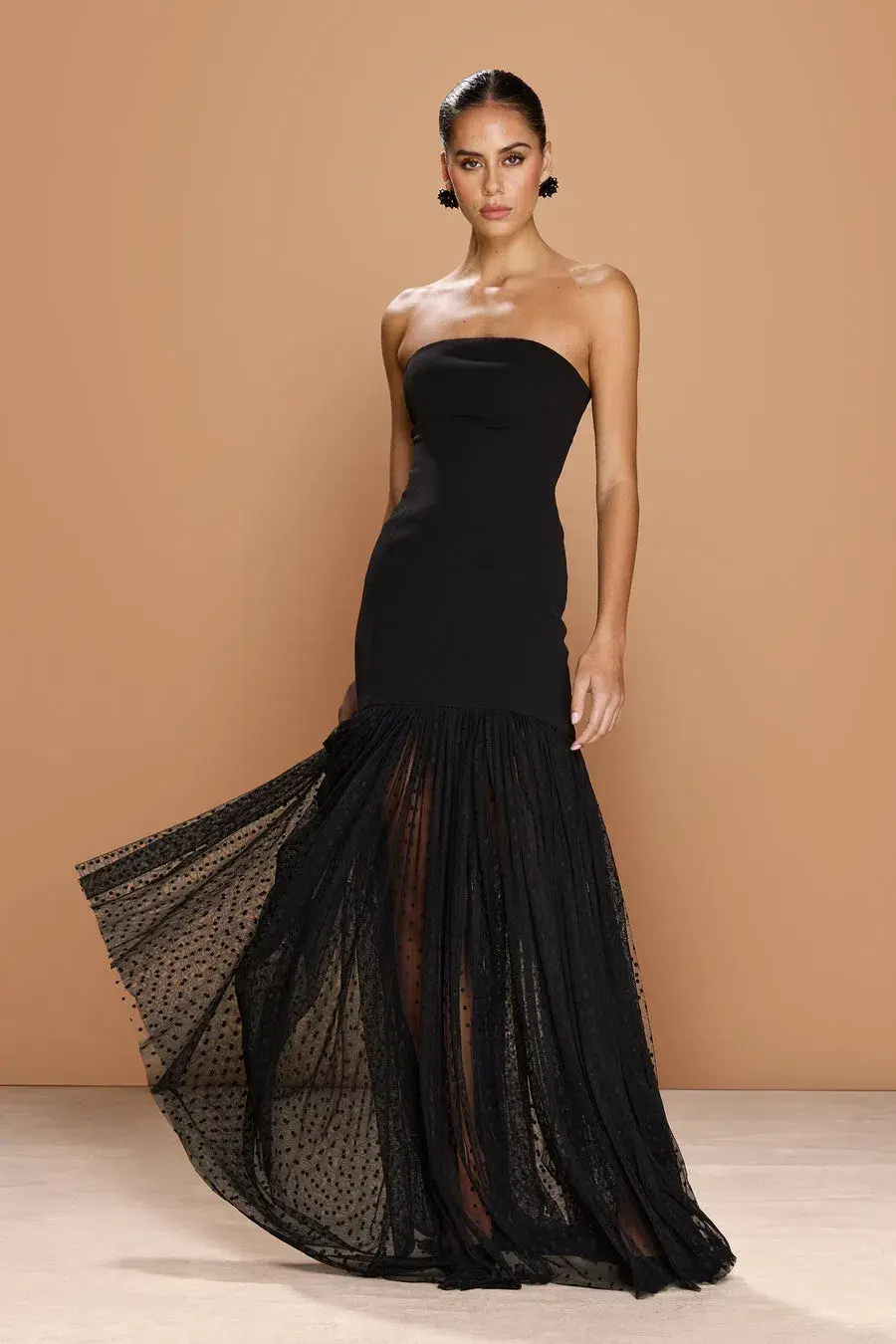 Sonya Moda Nayla Maxi Gown Black Size 6 - Image 3