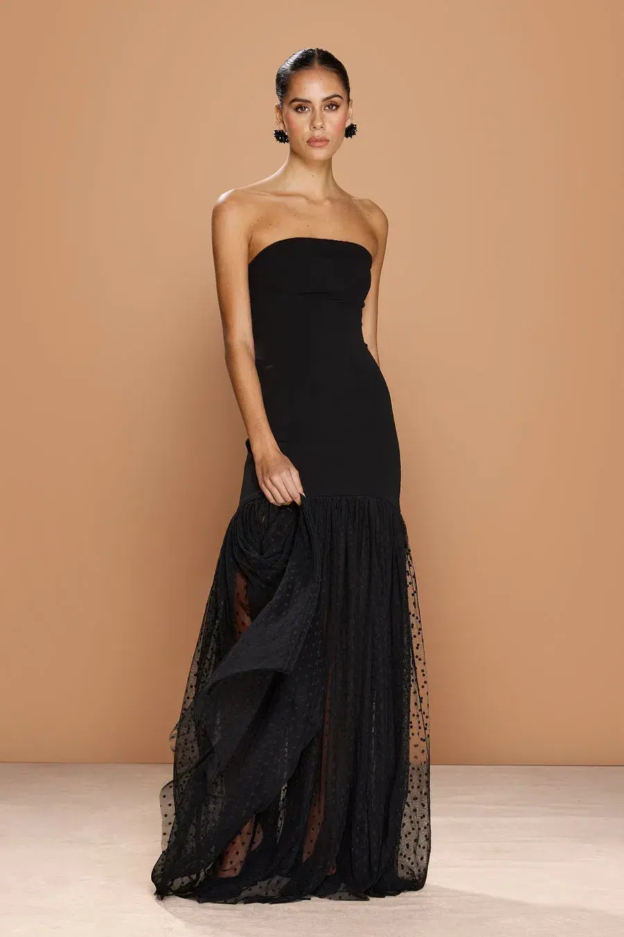 Sonya Moda Nayla Maxi Gown Black Size 6 - Image 2