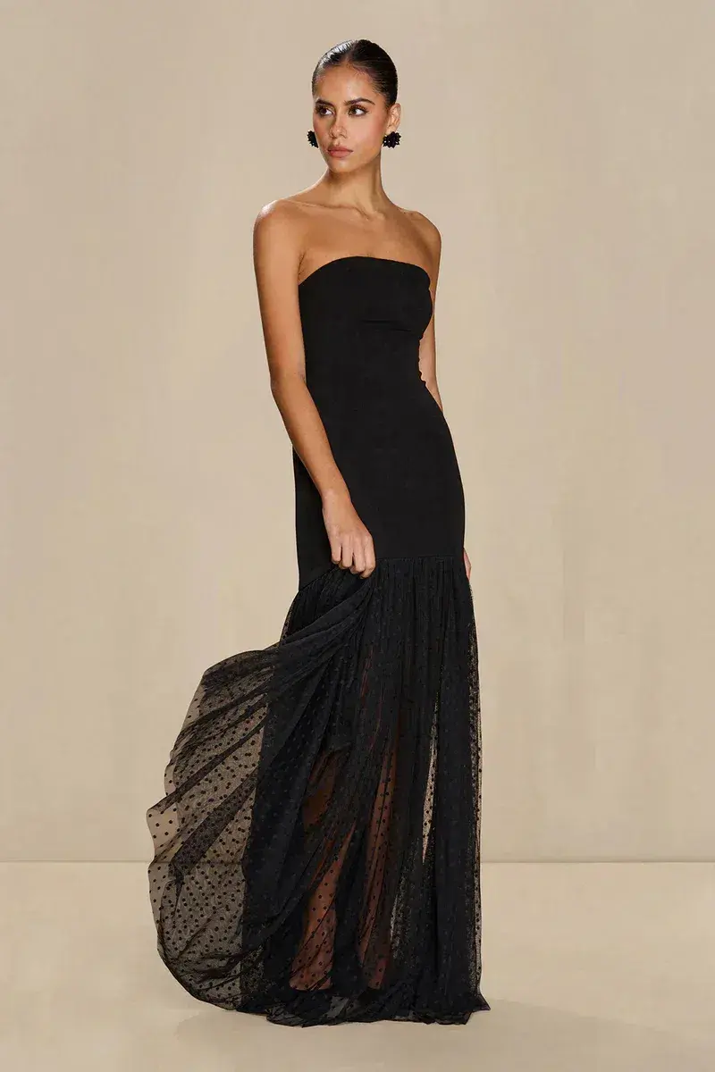 Sonya Moda Nayla Gown Black Size 12 - Image 1