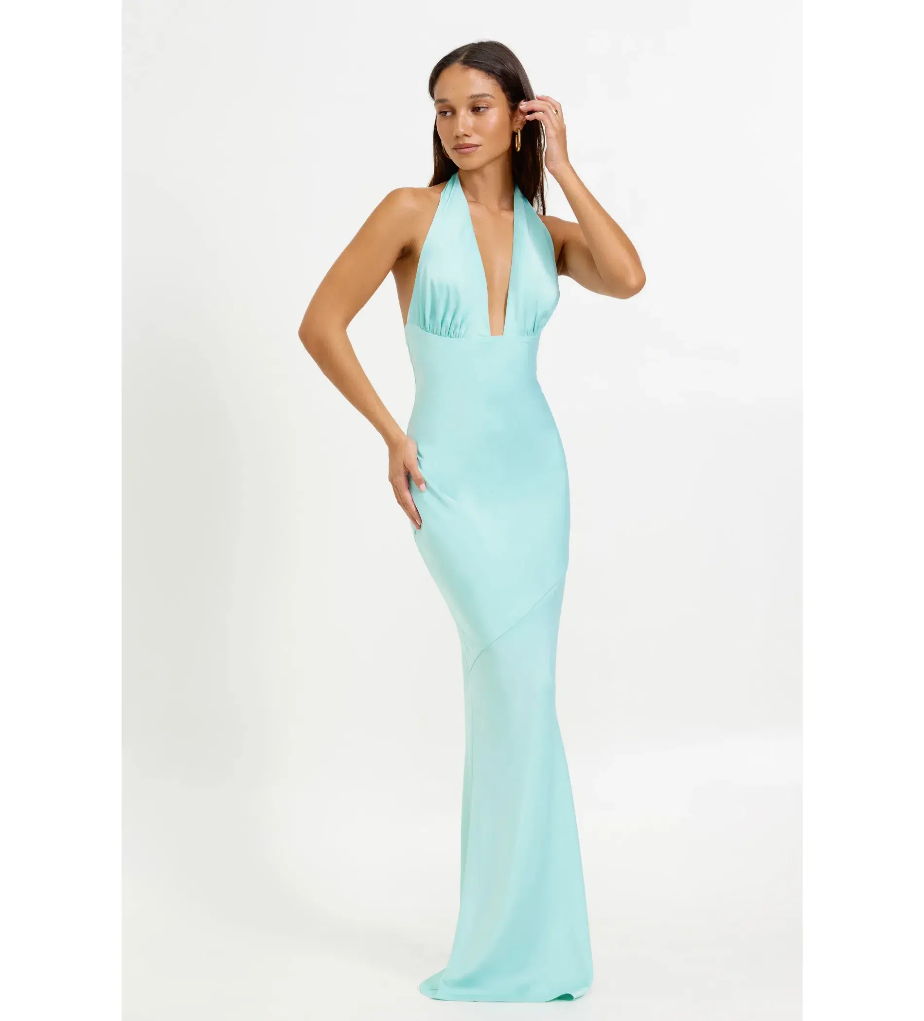 Lexi Novia Maxi Dress in Seafoam Size AU 6 - Image 1