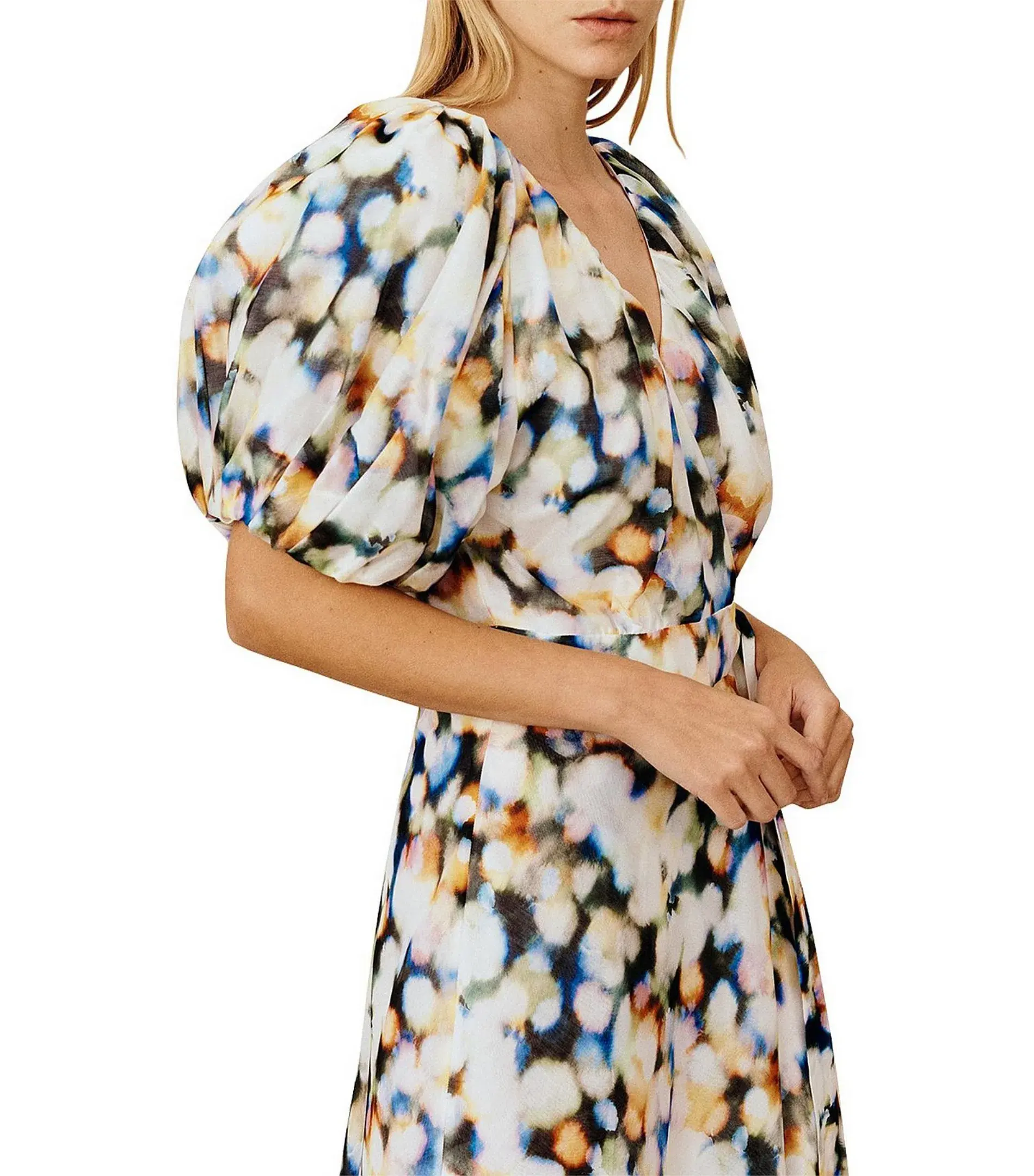 Ginger & Smart Lumiere Wrap Maxi Dress Multi Size 8 - Image 4