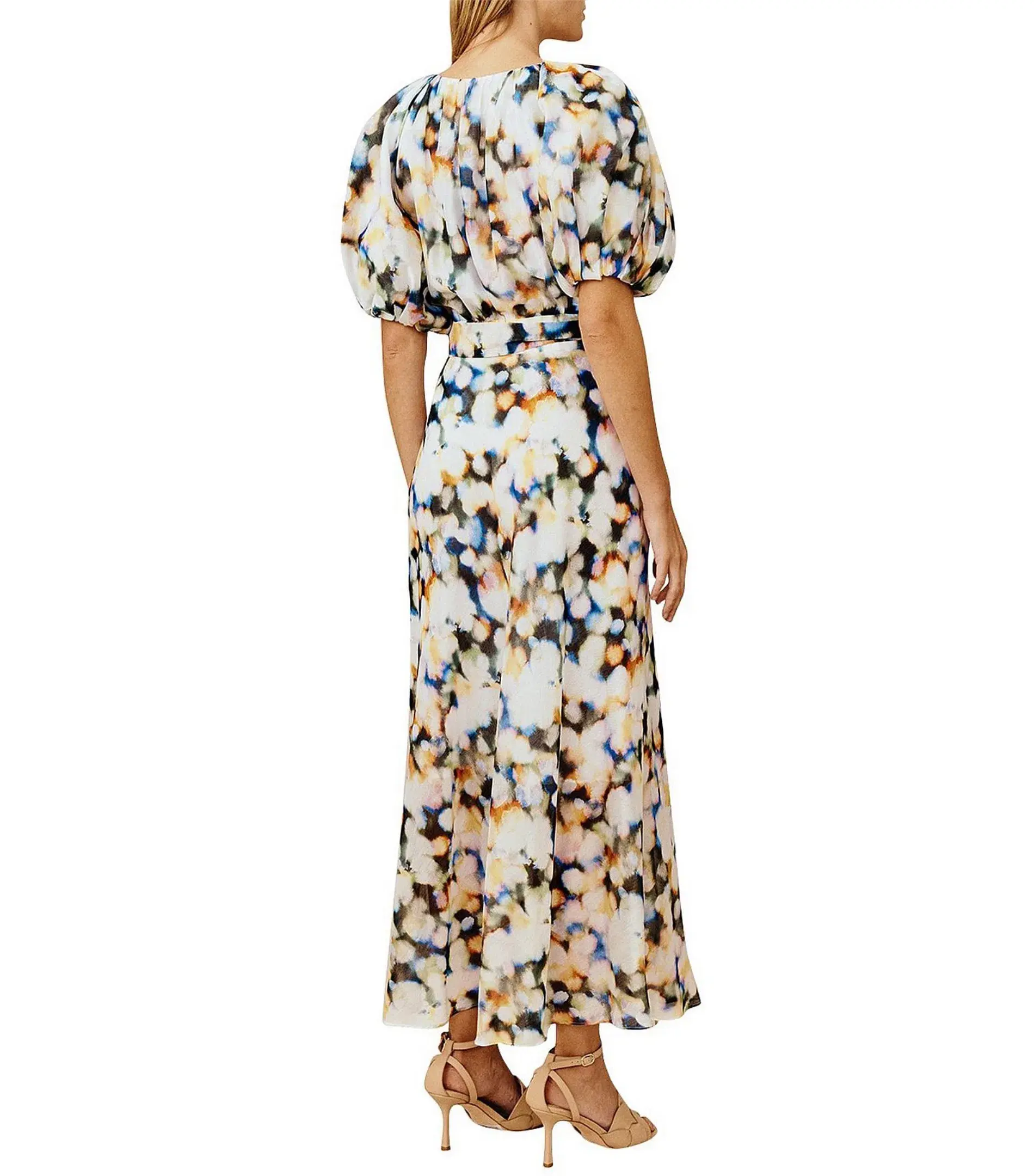 Ginger & Smart Lumiere Wrap Maxi Dress Multi Size 8 - Image 3