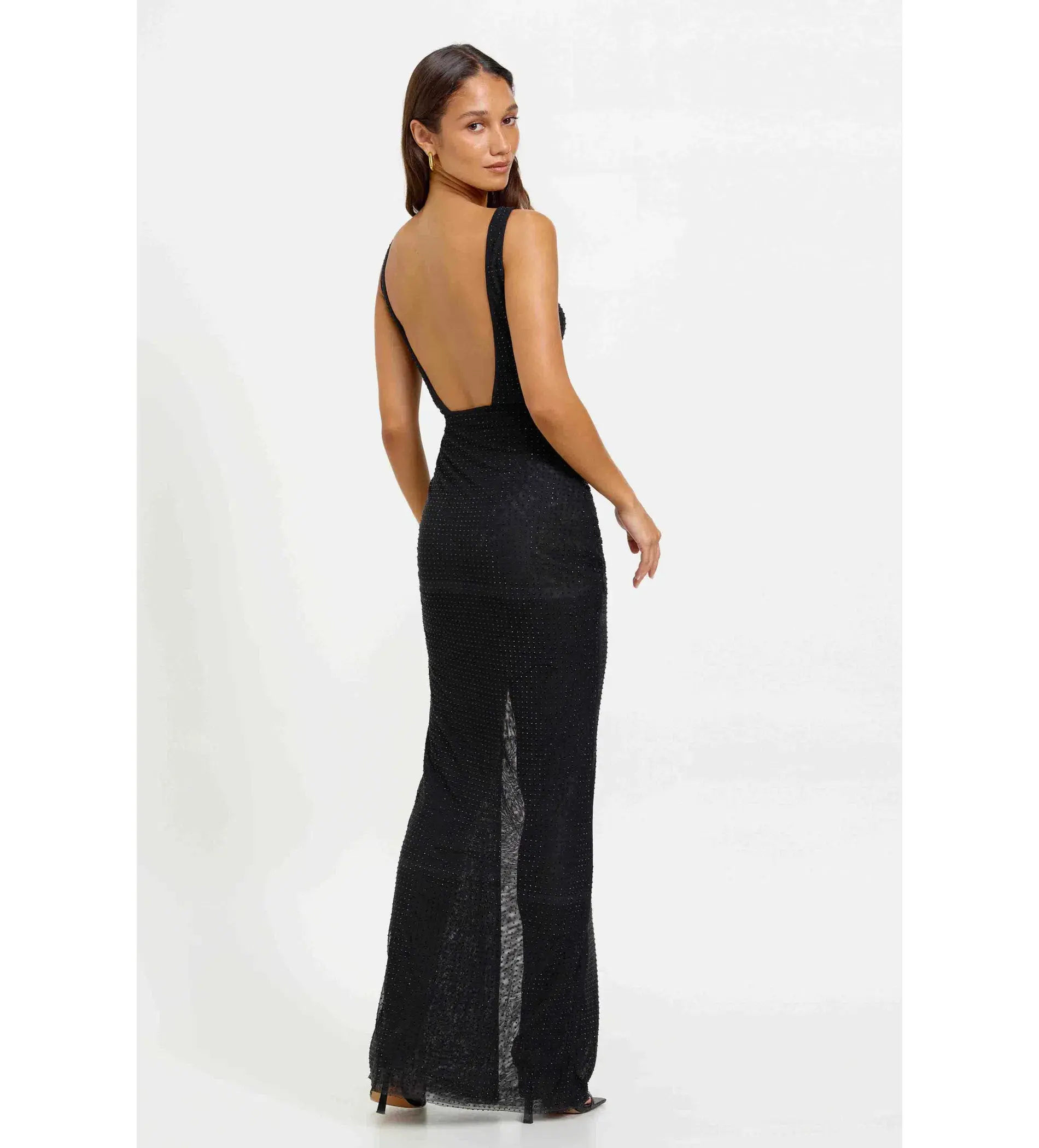 Lexi Maree Maxi Dress Black Size AU 10 - Image 4