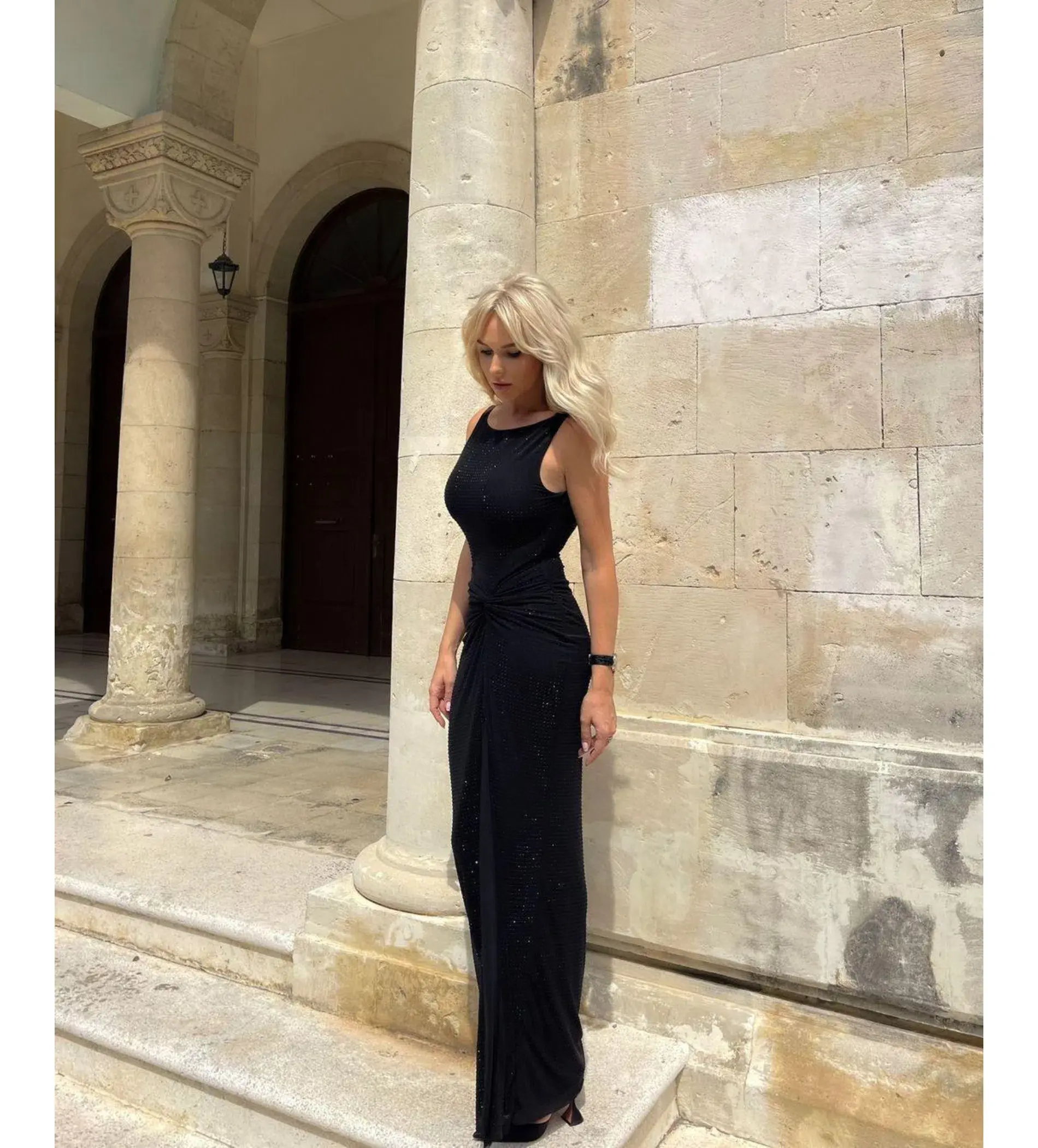 Lexi Maree Maxi Dress Black Size AU 10 - Image 2