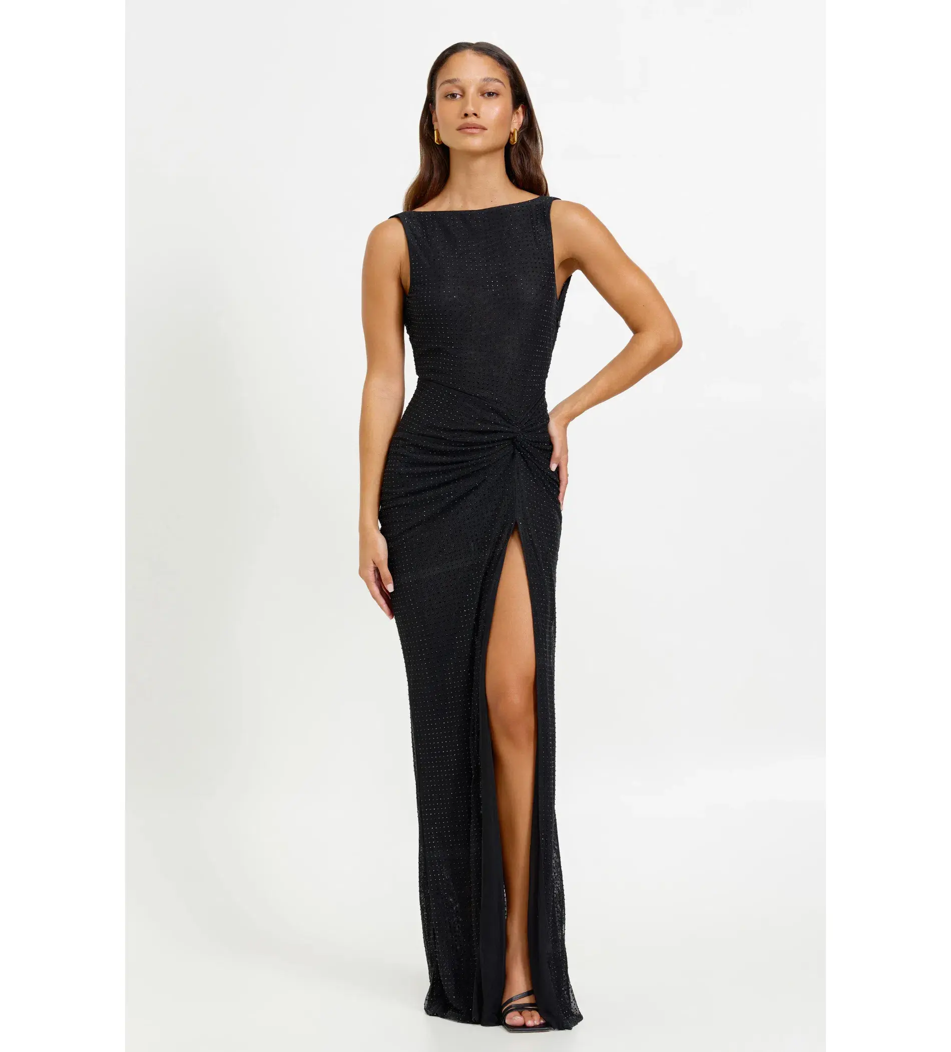 Lexi Maree Maxi Dress Black Size AU 10 - Image 1