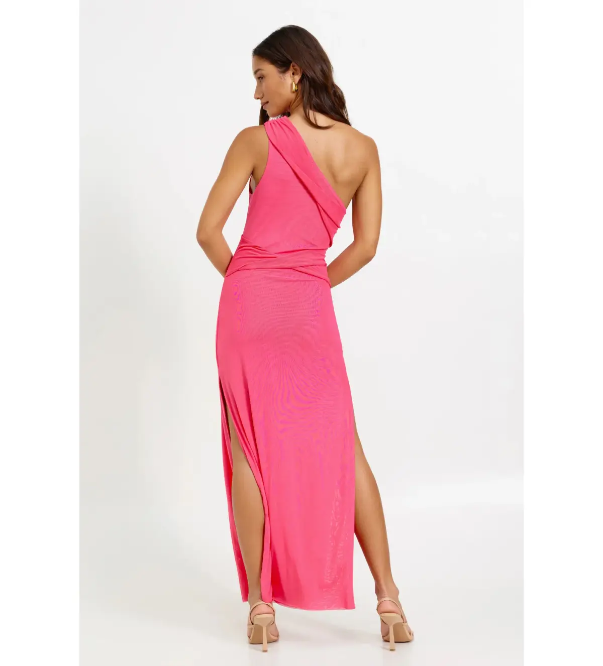 Lexi Lazaro Maxi Dress Pink Size AU 10 - Image 4