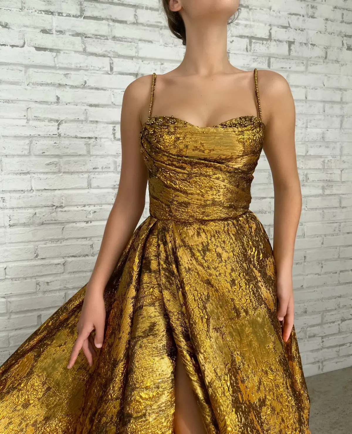Teuta Matoshi Autumn Leaves Gown - Image 6