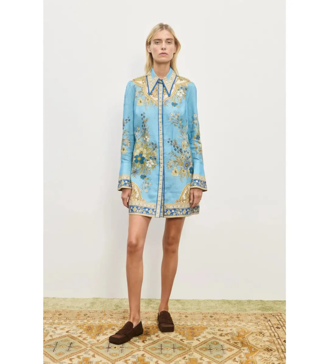 Alemais  Cassie Mini Dress Multi Size 10  for rent on The Volte - main image