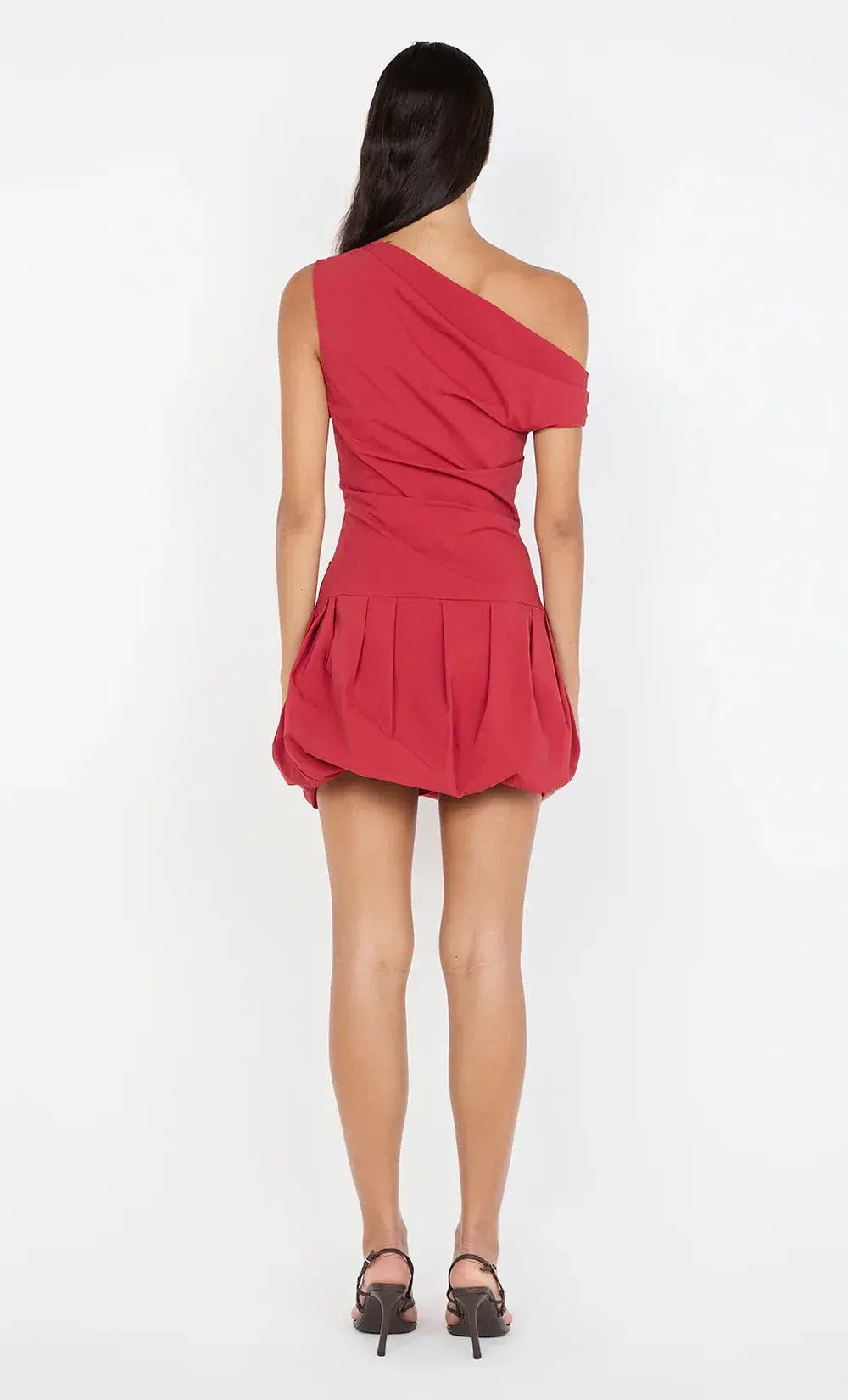 Bec & Bridge Angelina Bubble Mini Dress in Cherry Size AU 8 - Image 3