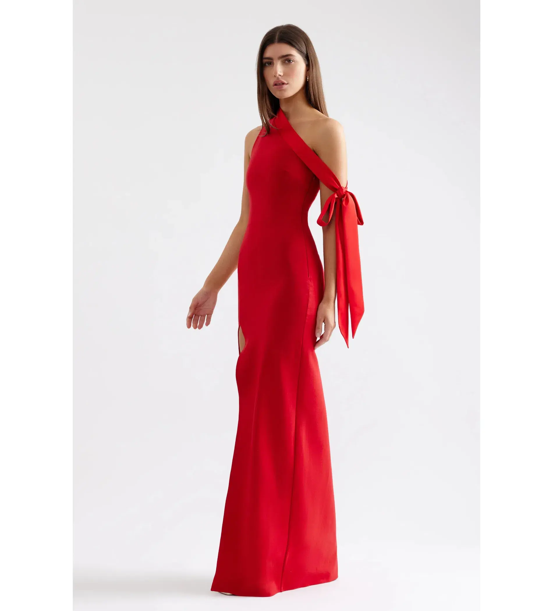 Lexi Sidney Maxi Dress Deep Red Size AU 6 - Image 2