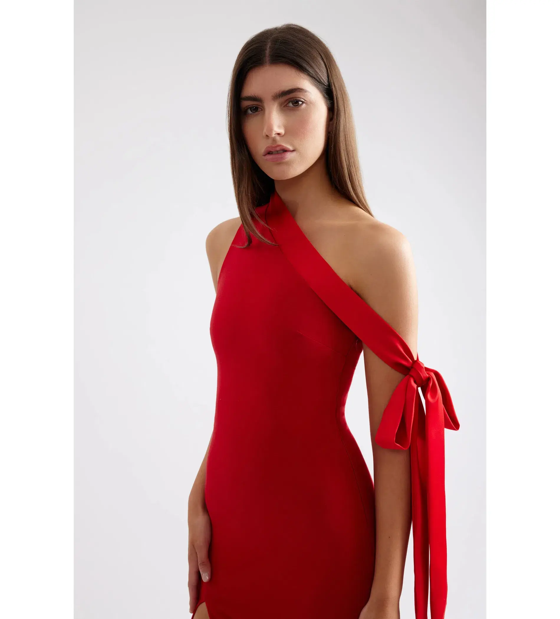 Lexi Sidney Maxi Dress Deep Red Size AU 12 - Image 4