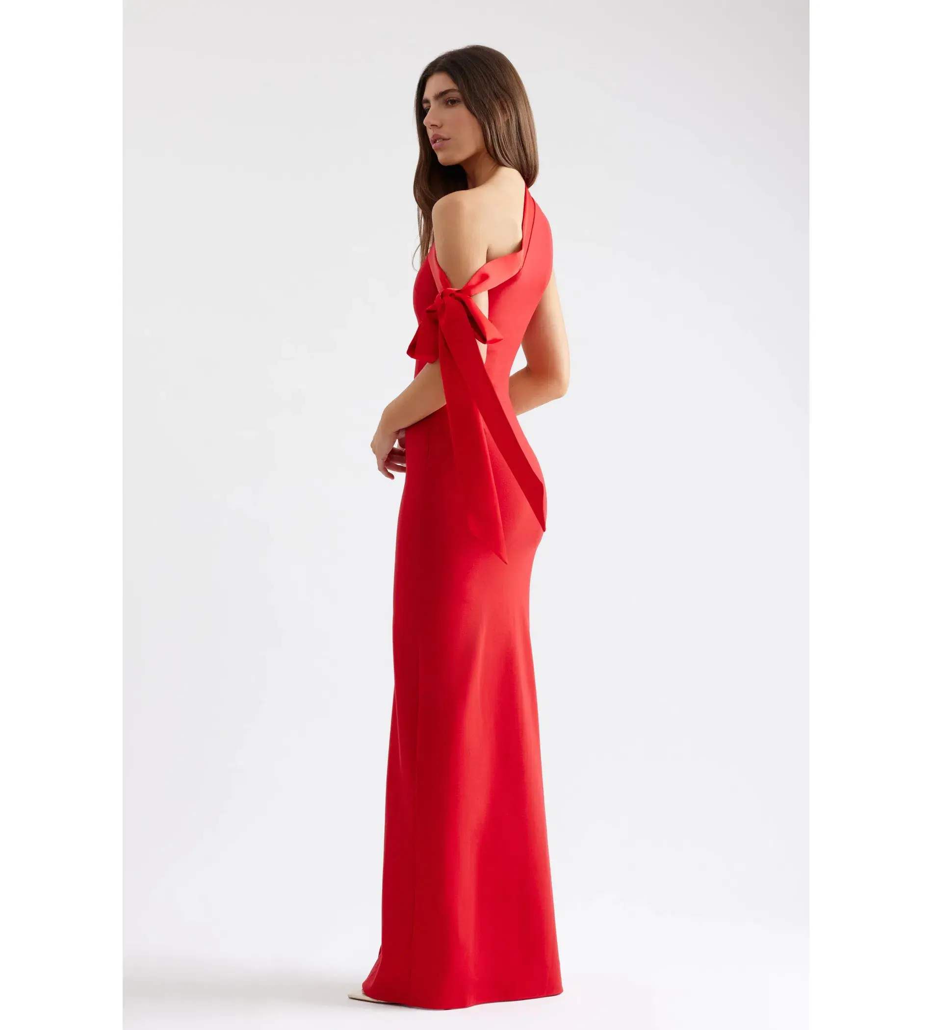 Lexi Sidney Maxi Dress Deep Red Size AU 12 - Image 5