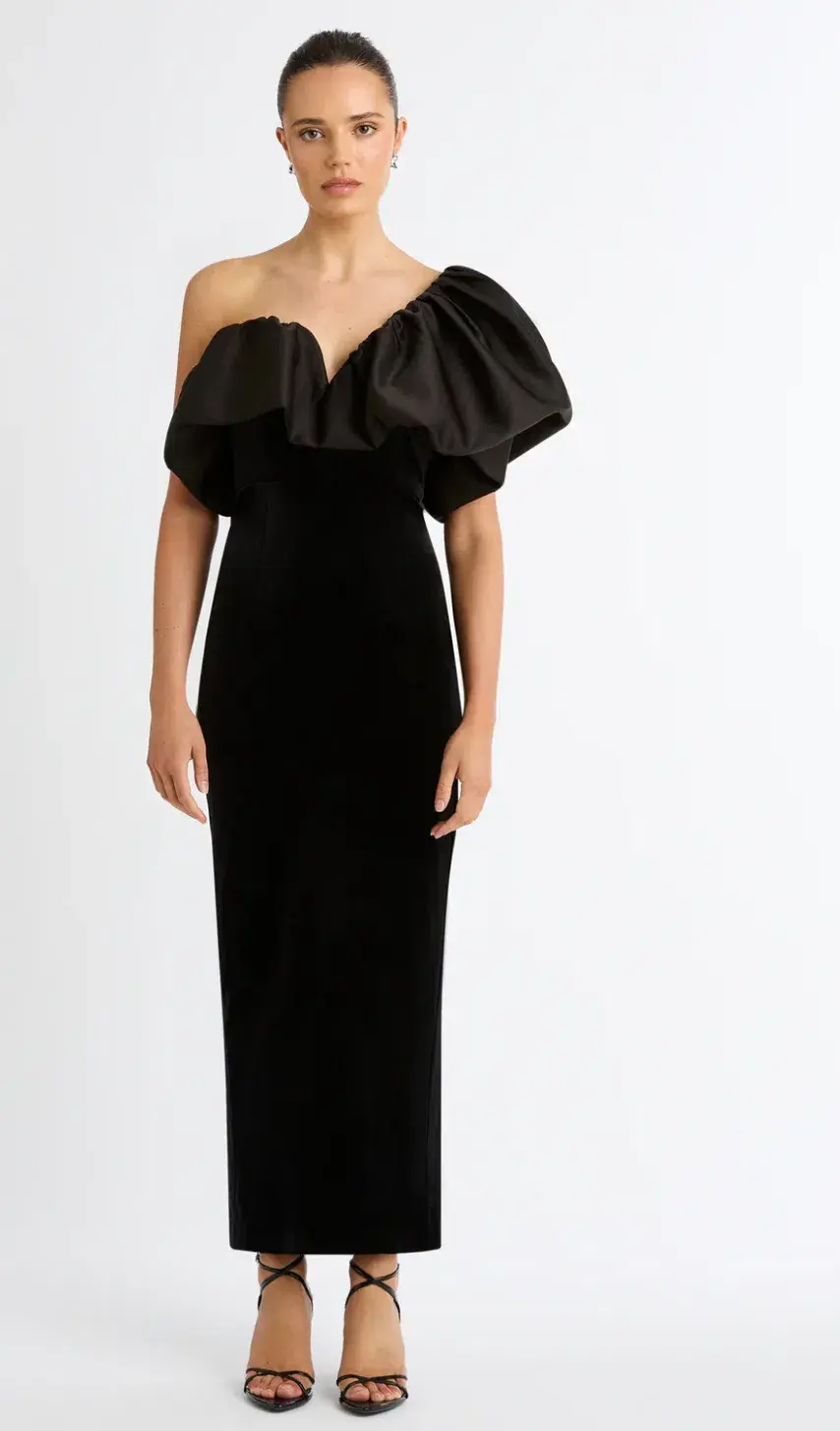 Sheike Moonlight Gown Black Size 18 - Image 1