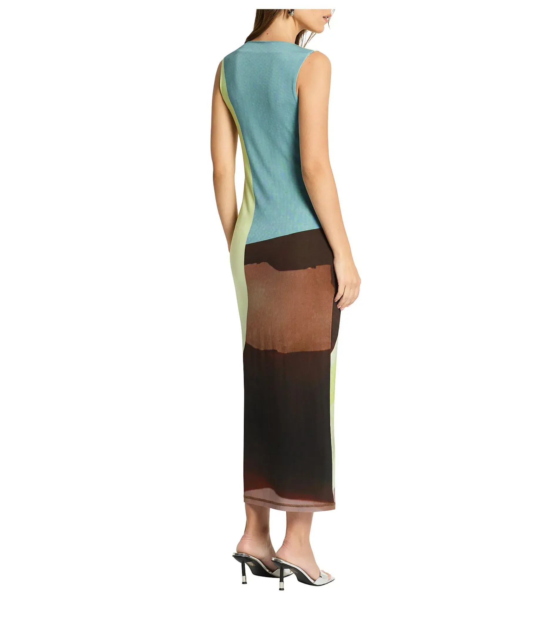 Sass & Bide Dissimulation Jersey Midi Dress Multi Size 8/XS - Image 4
