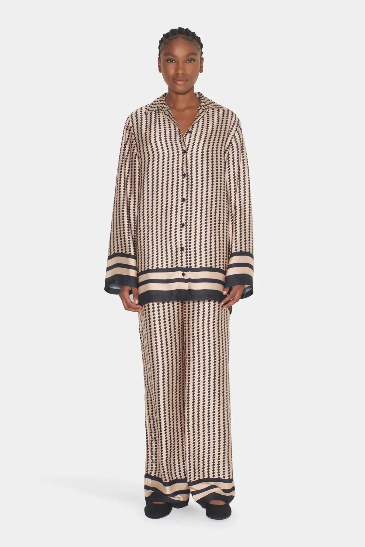 Justine Relaxed Pant Black Diamond