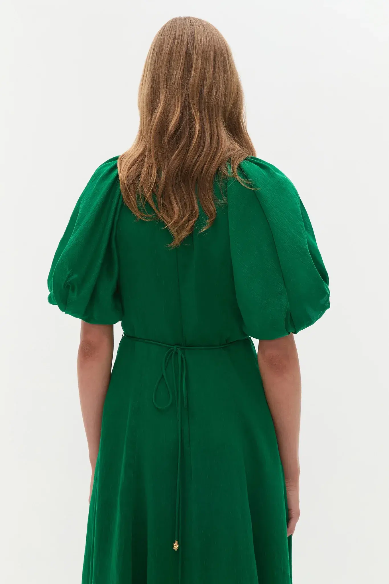 Aje Alma Midi Dress Green Sapphire Size 12  - Image 6