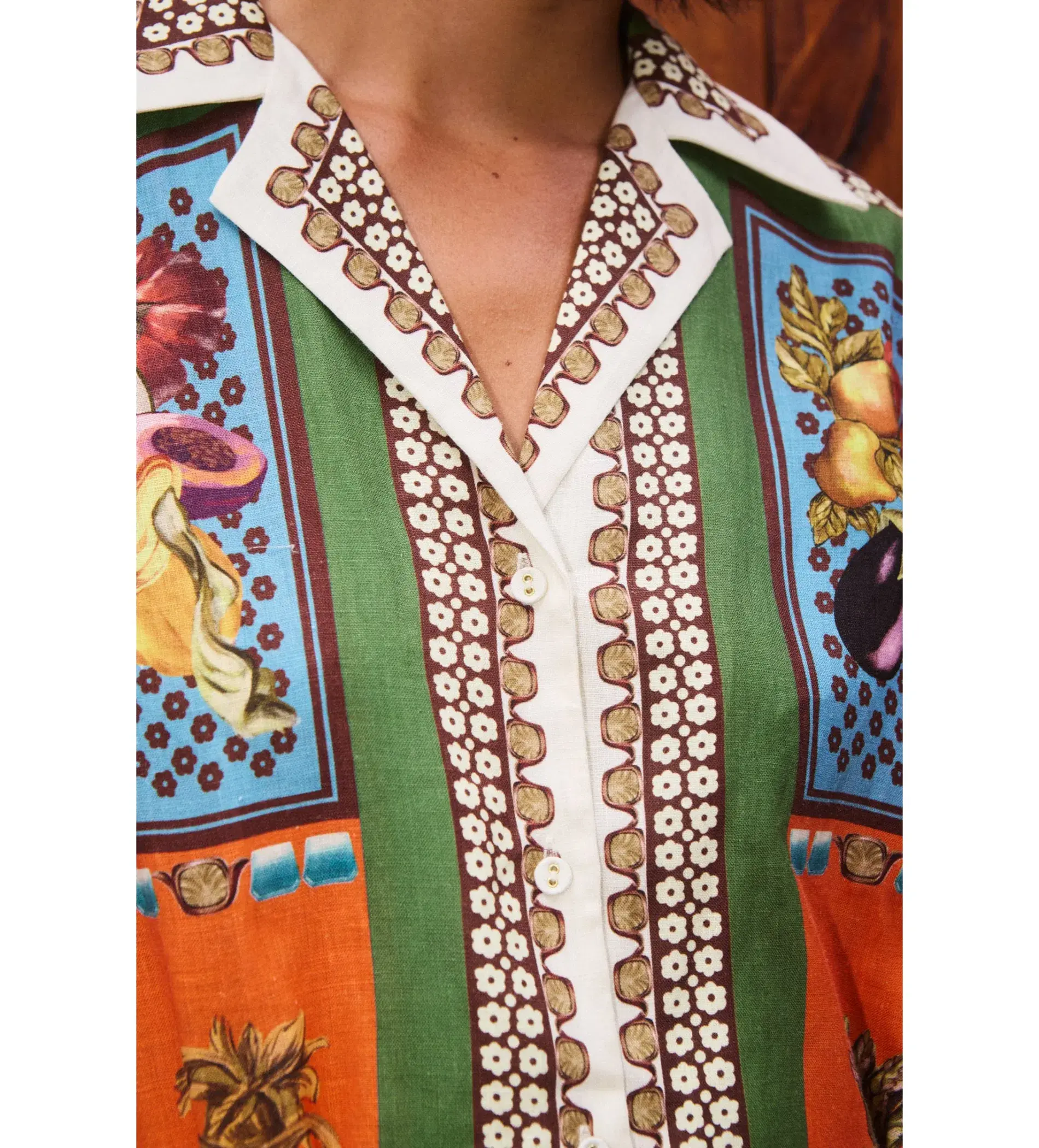 Alemais Rocco Midi Shirtdress Multi Print Size 12/L - Image 4