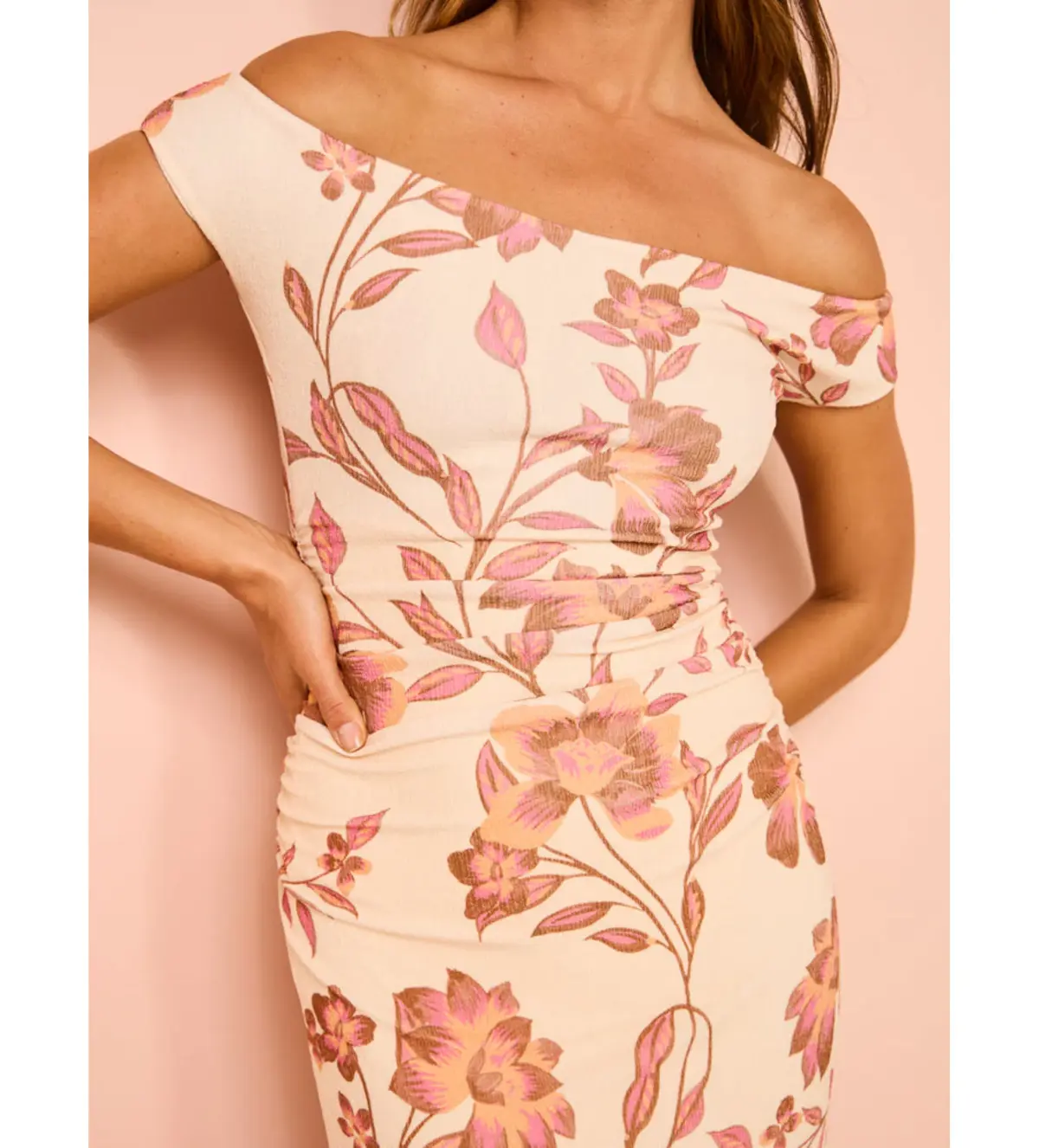 Ownley Ines Midi Dress Vanilla Floral Size XS/AU 6 - Image 5