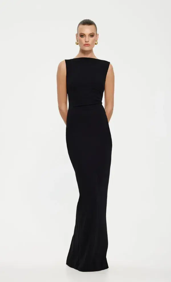 Effie Kats Verona Gown Black Size XS / AU 6 - Image 1