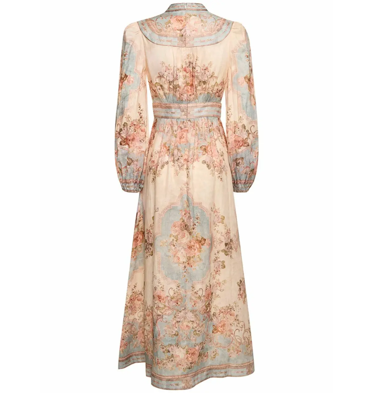 Zimmermann August Plunge Midi Dress Multi Size 2 / Size AU 12 - Image 2
