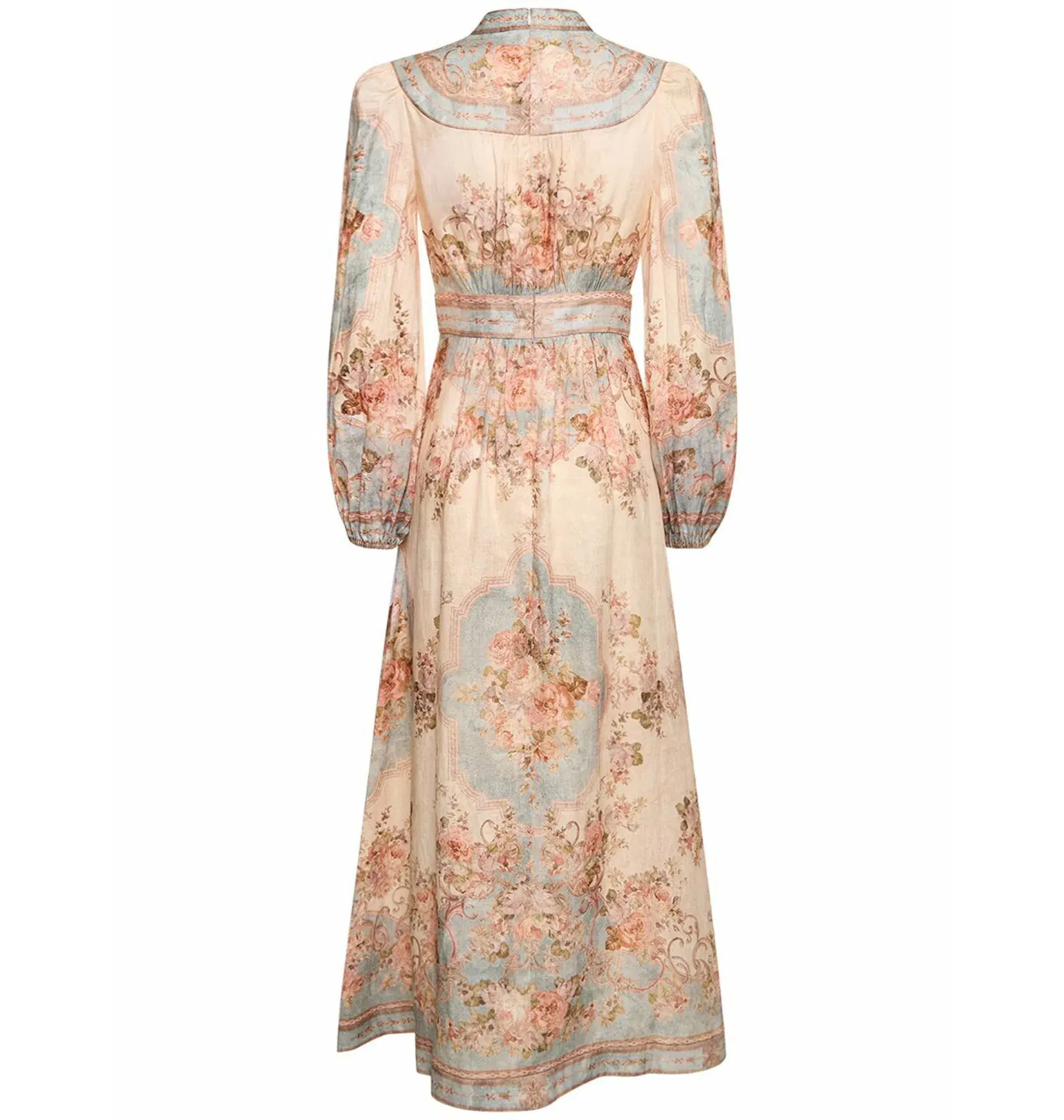 Zimmermann August Plunge Midi Dress Multi Size 2 / Size AU 12 - Image 2