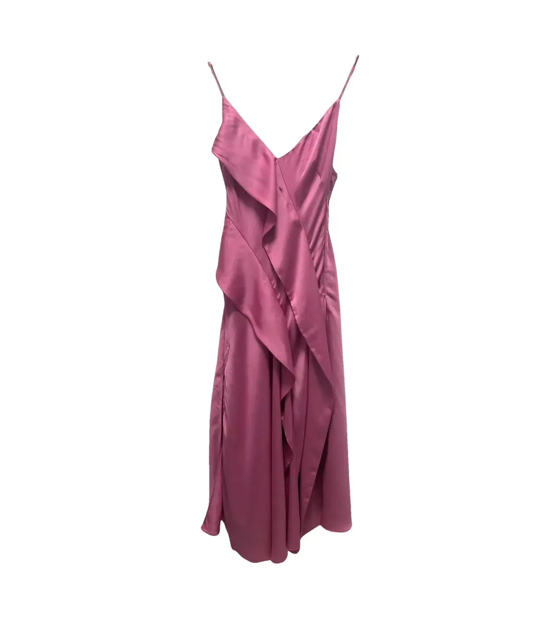 NEW Acler Queensbridge Midi Dress in Violet Size 6 - Image 1