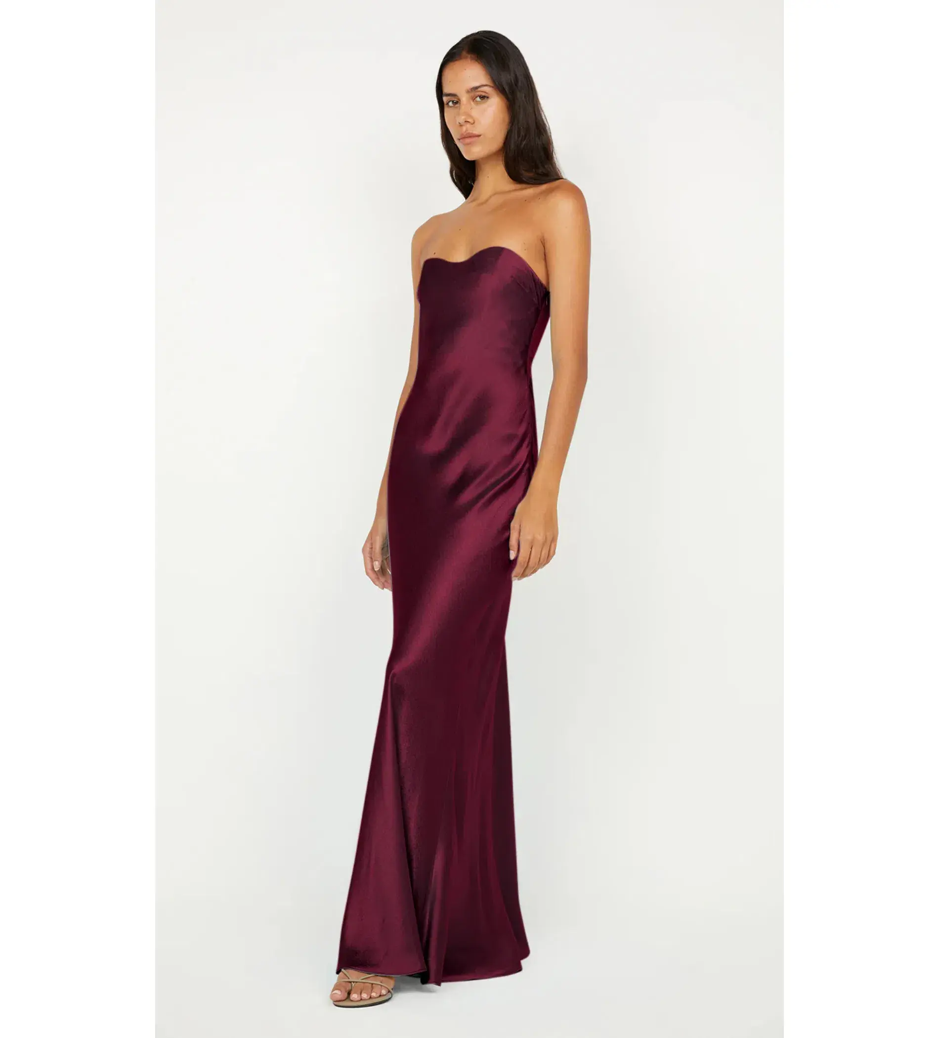 Bec and Bridge Cinder Strapless Maxi Dress in Plum Size M / AU 10 - Image 2