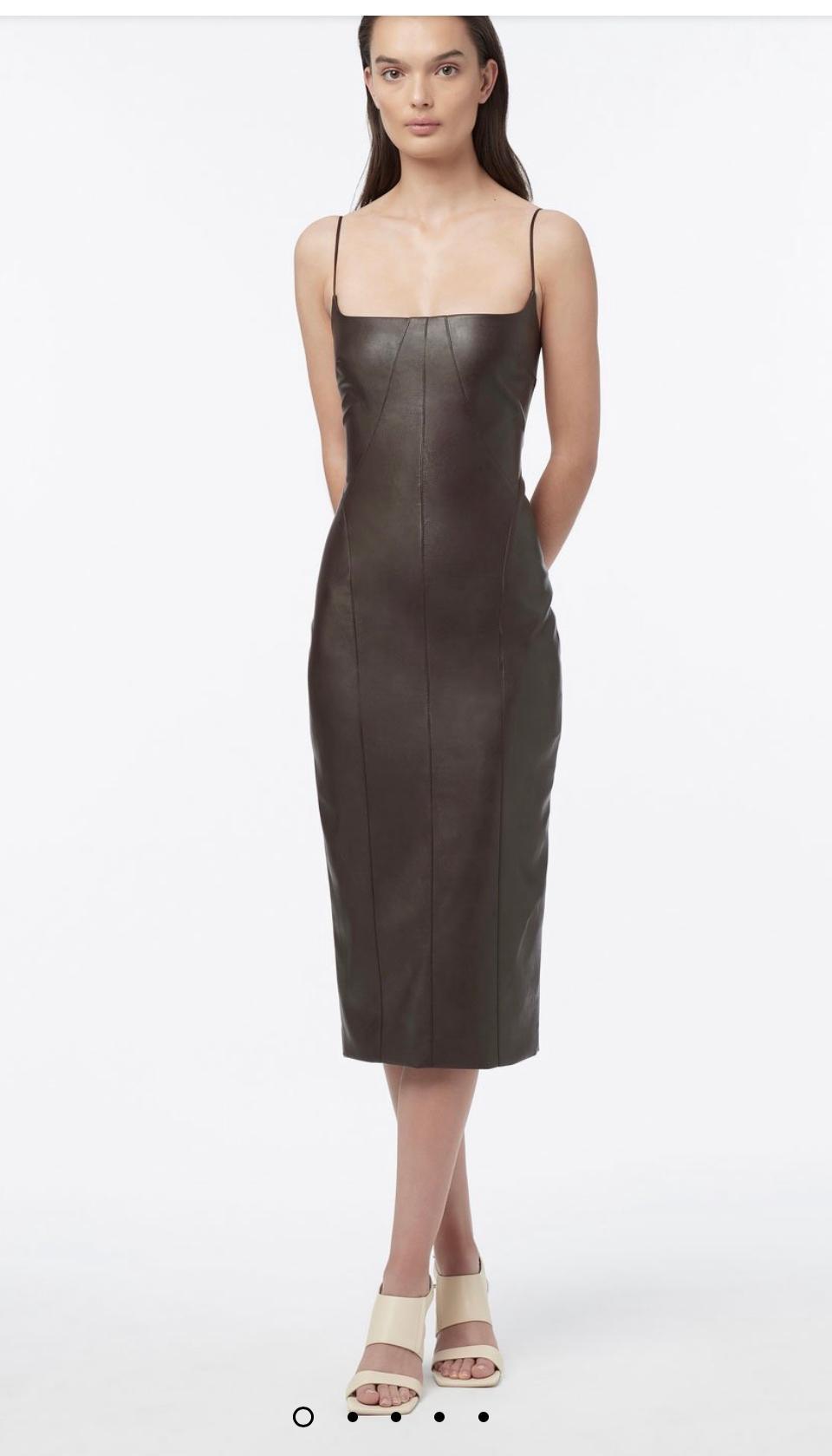Manning Cartell Alter Egos Backless Midi Dress Brown Size 8 - Image 1