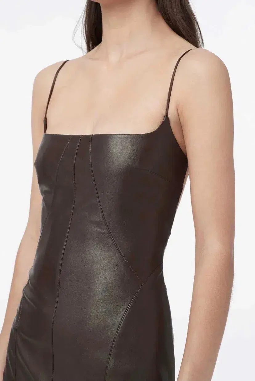 Manning Cartell Alter Egos Backless Midi Dress Brown Size 8 - Image 4