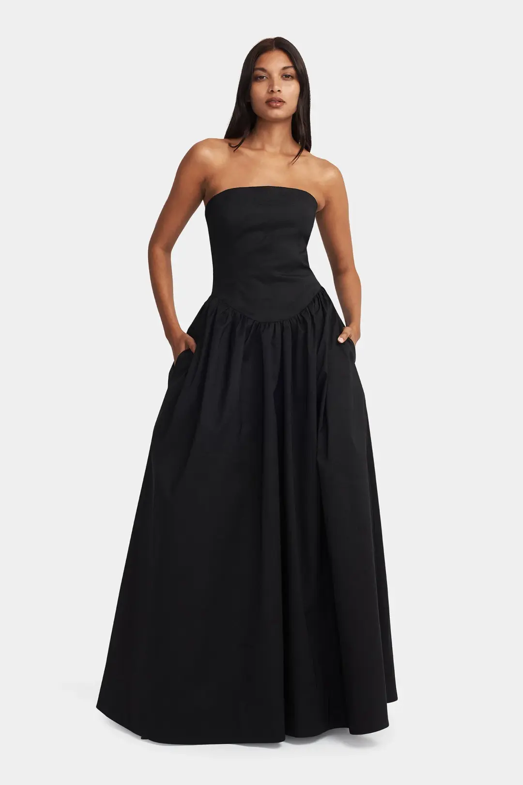 Hansen and Gretel Audrey Gown Black Size 10 for rent on The Volte - main image
