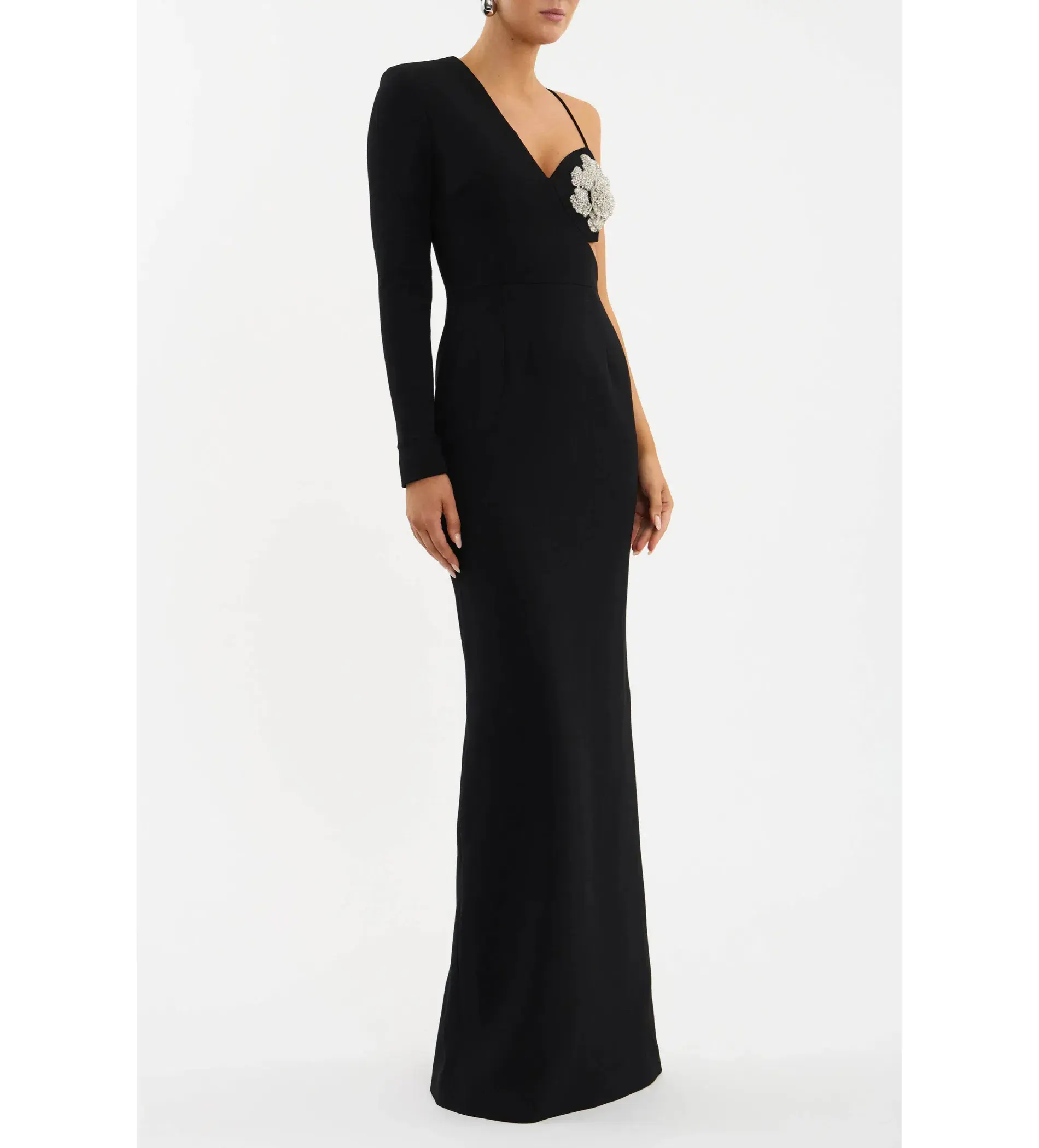 Rebecca Vallance Sachiel Maxi Gown Black Size 10 - Image 2