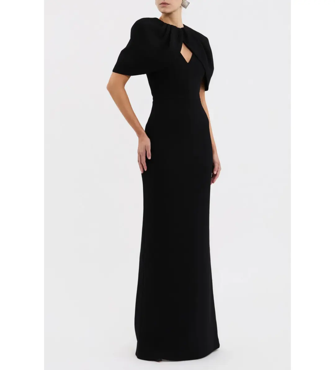 Rebecca Vallance Cameron Gown Black Size AU 10 for rent on The Volte - main image