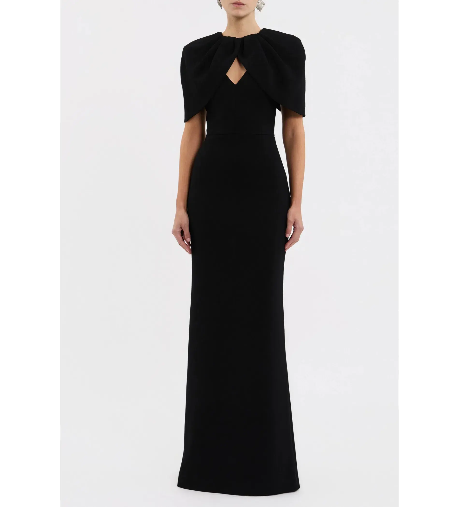 Rebecca Vallance Cameron Gown Black Size AU 10 - Image 1