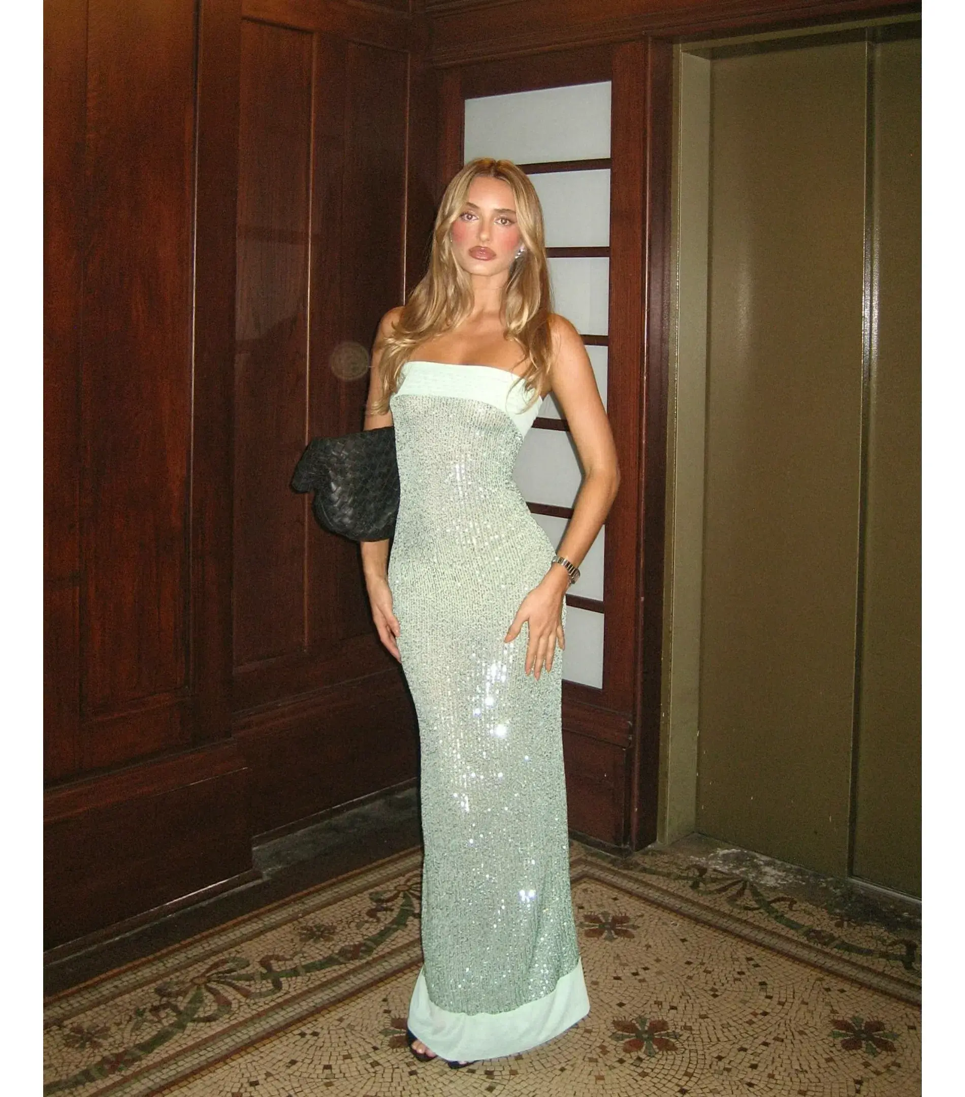 Fait Par Foutch Elizabeth Maxi Dress in Malachite Size 6/XS - Image 1