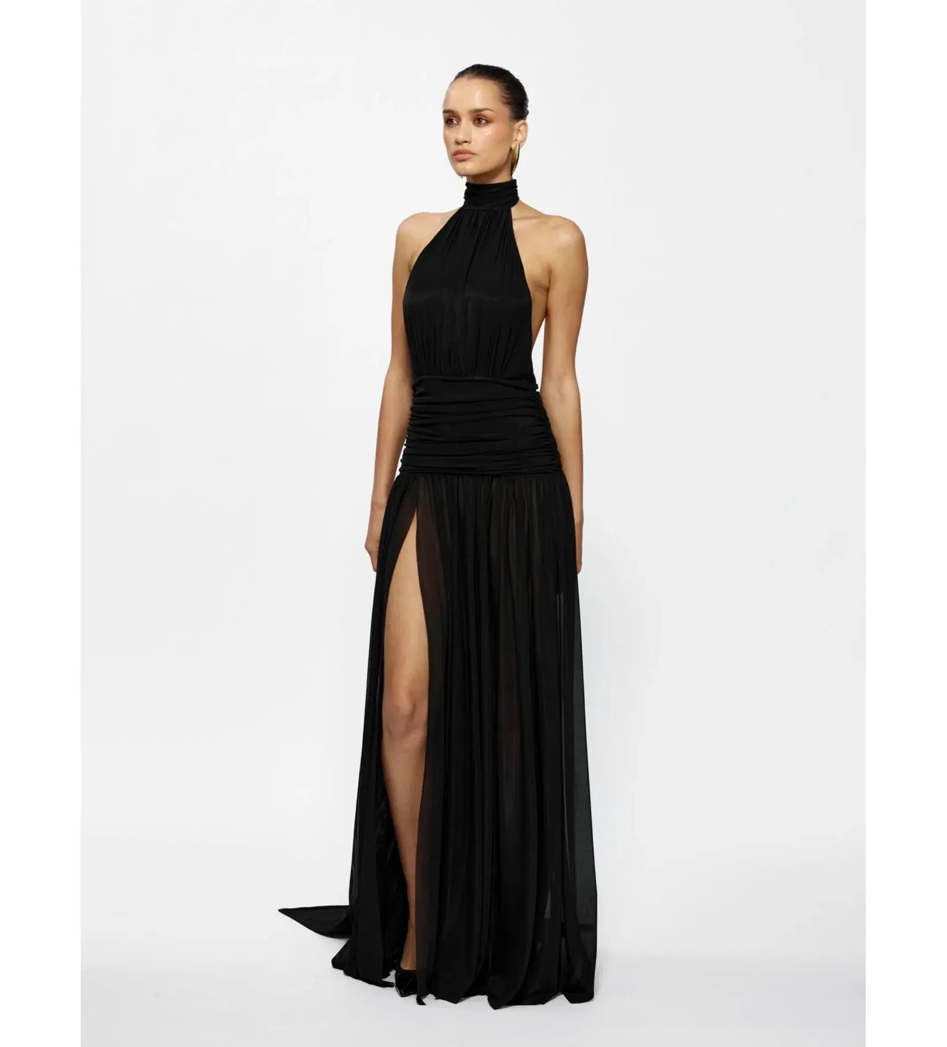 Effie Kats Verity Maxi Gown in Black Size 8 - Image 2