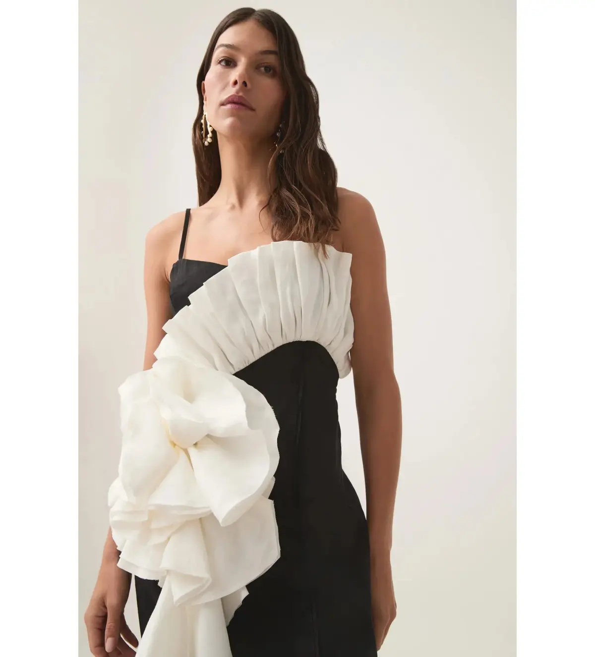 Aje Parallels Spiral Midi Dress Black Size 10 - Image 4