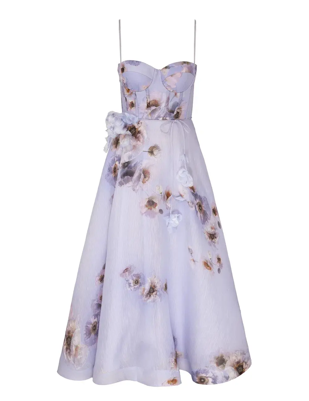 Zimmermann Hypnotic Picnic Dress in Lilac Poppy Size 2 / AU 12 - Image 4