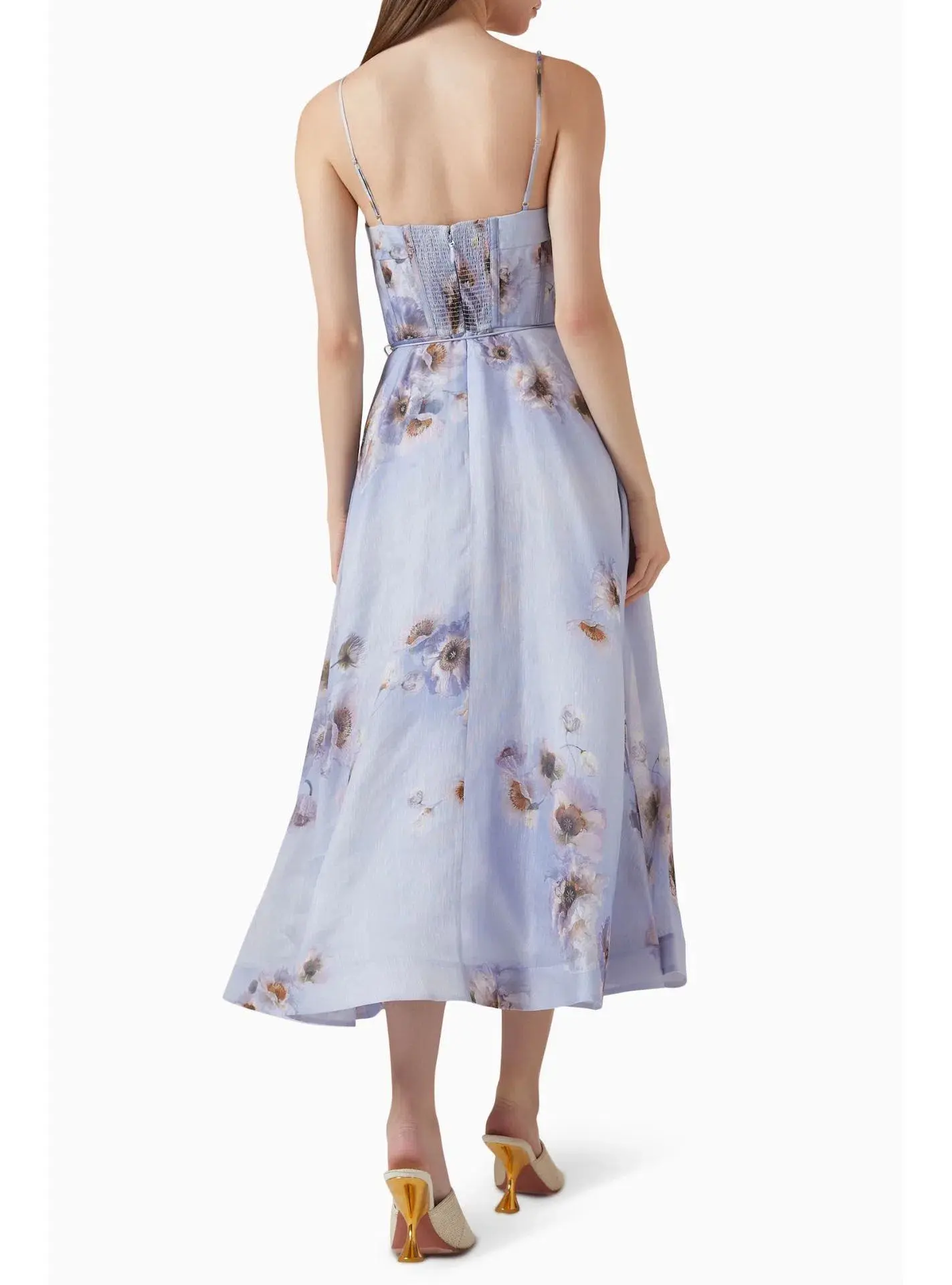 Zimmermann Hypnotic Picnic Dress in Lilac Poppy Size 2 / AU 12 - Image 3
