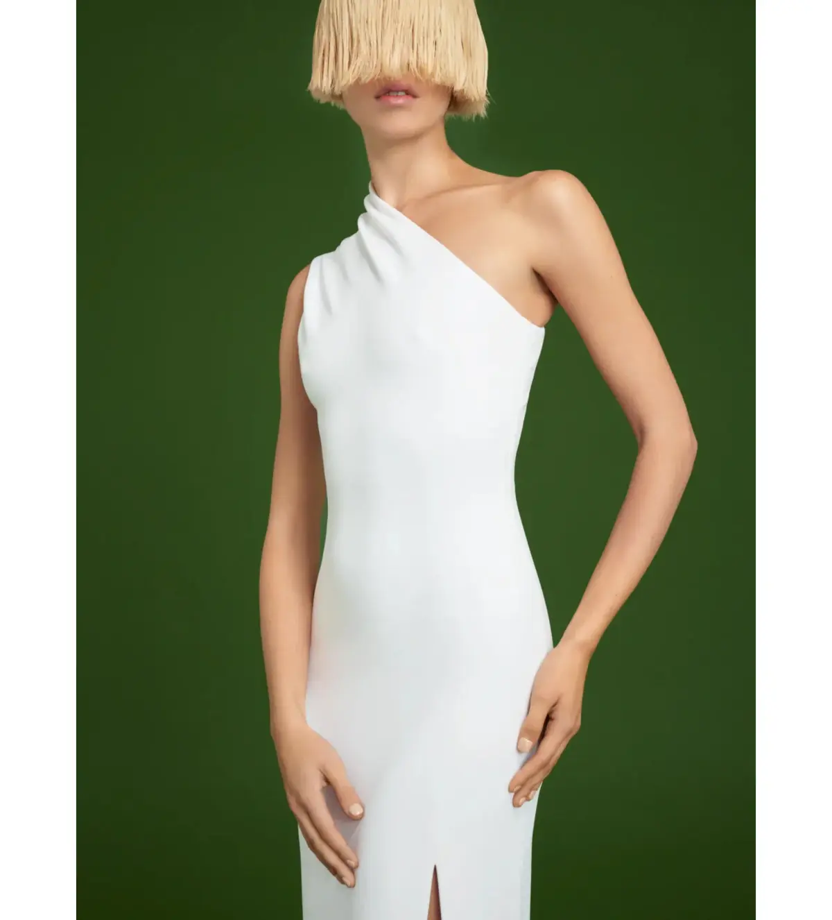 Solace London Averie Maxi Dress Cream Size AU 8 - Image 2