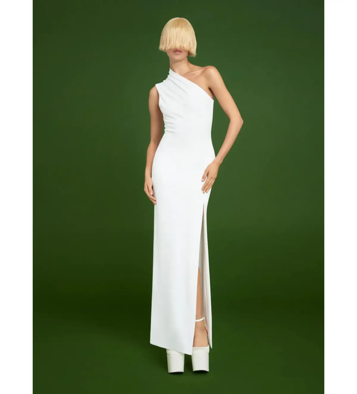 Solace London Averie Maxi Dress Cream Size AU 8 - Image 1
