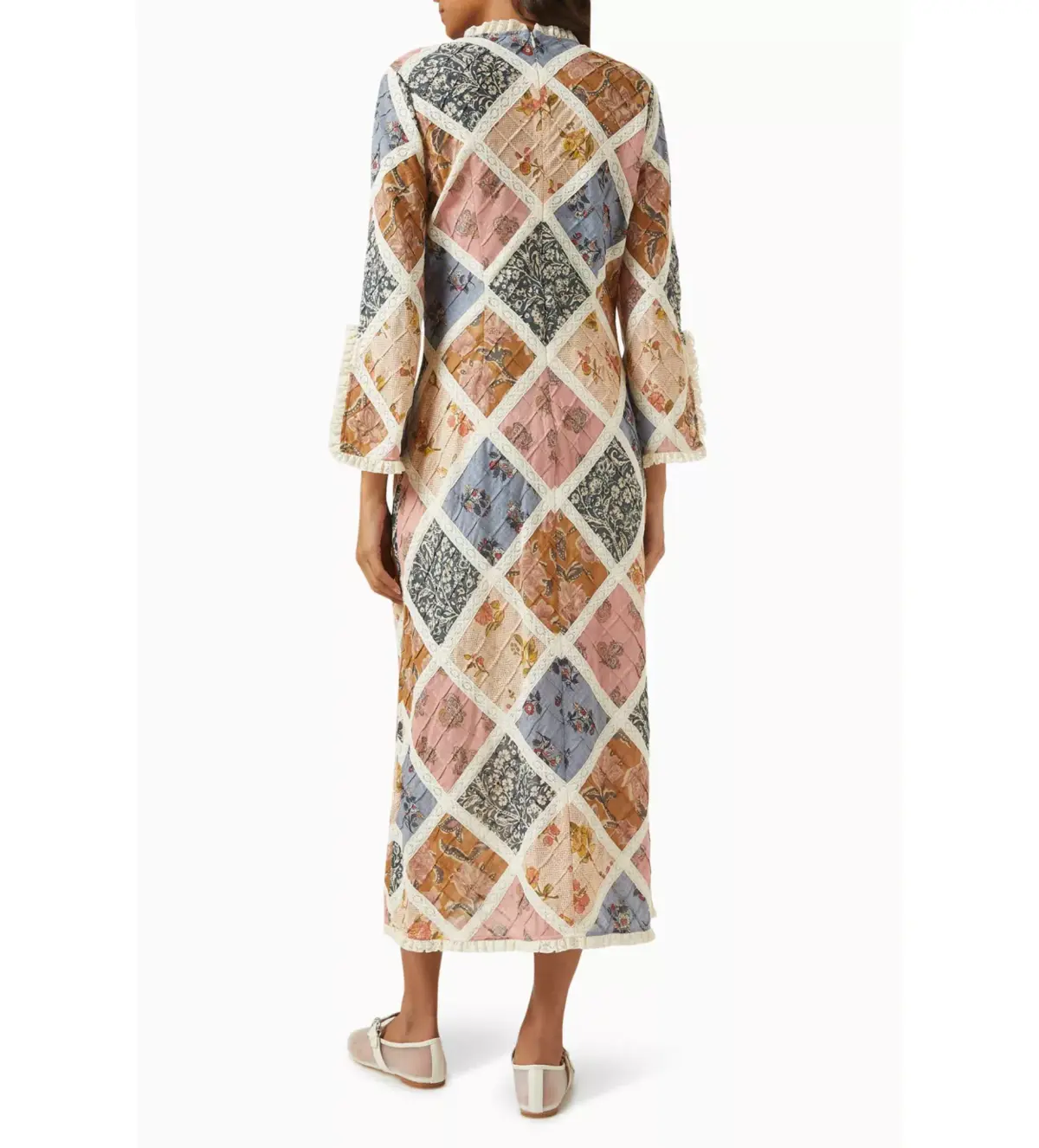 Zimmermann Tallow Lace Trim Midi Dress Multi Size 3 / Size  AU 14 - Image 3