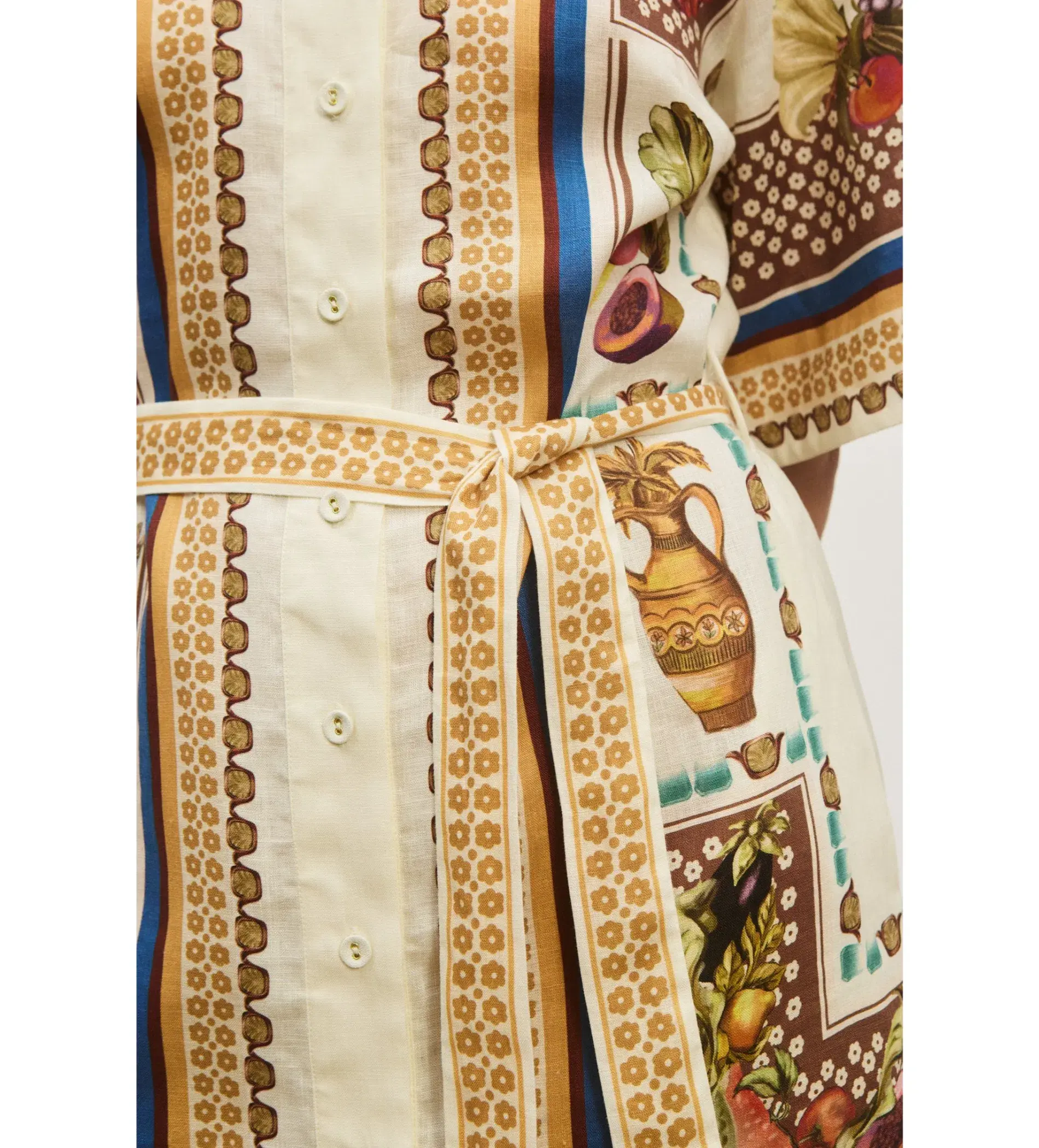 Alemais Mercado Mini Dress Multi Size 14 - Image 3