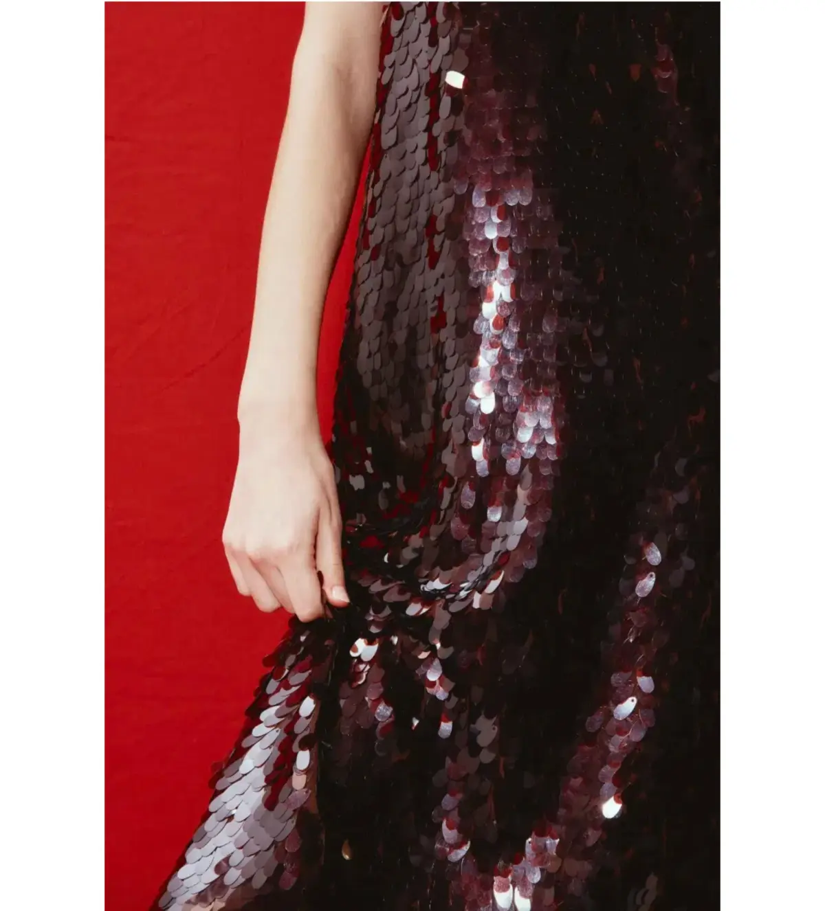 Alemais Geanie Sequin Gown In Chocolate Size L / AU 12 - Image 4