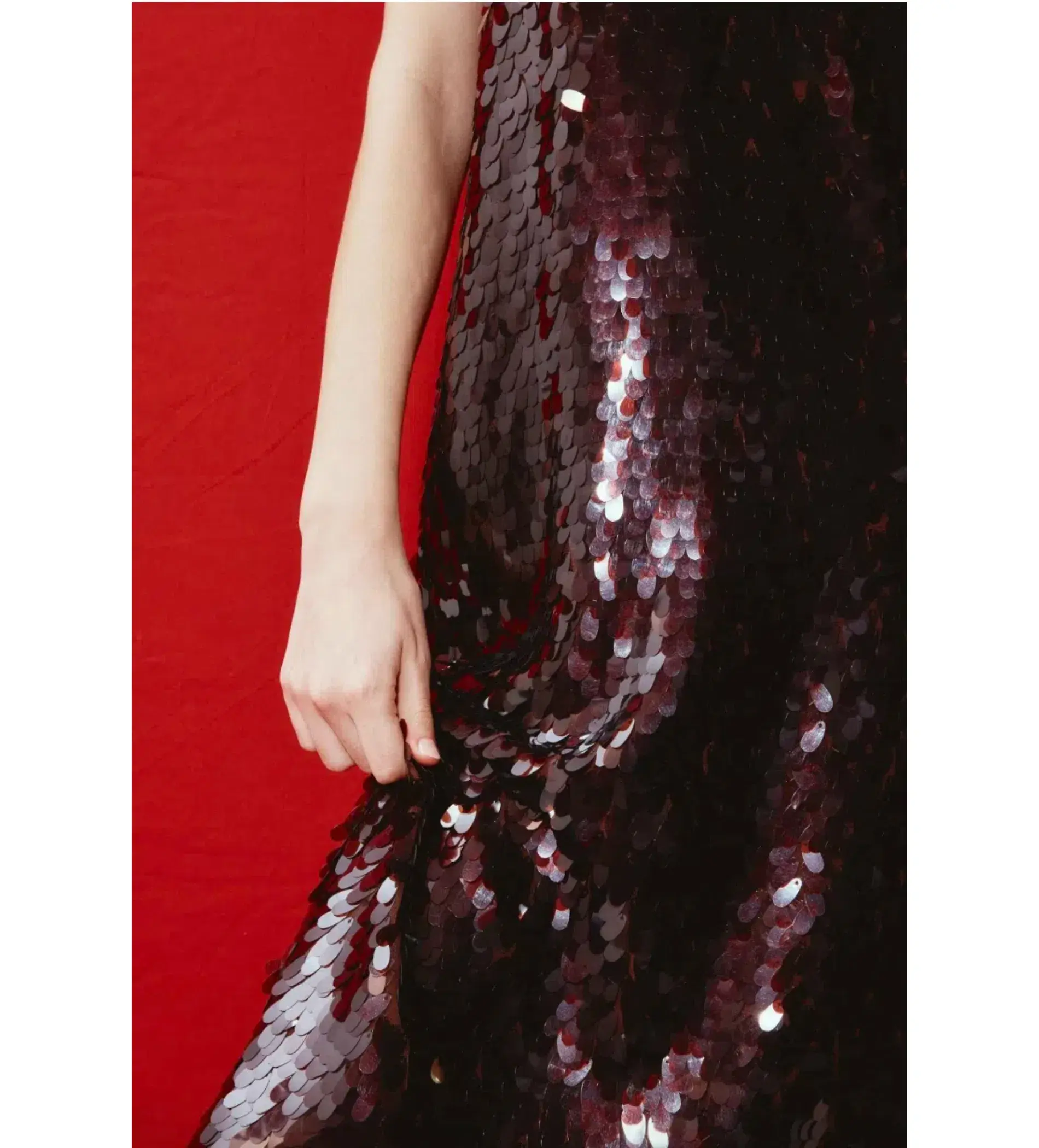 Alemais Geanie Sequin Gown In Chocolate Size L / AU 12 - Image 4