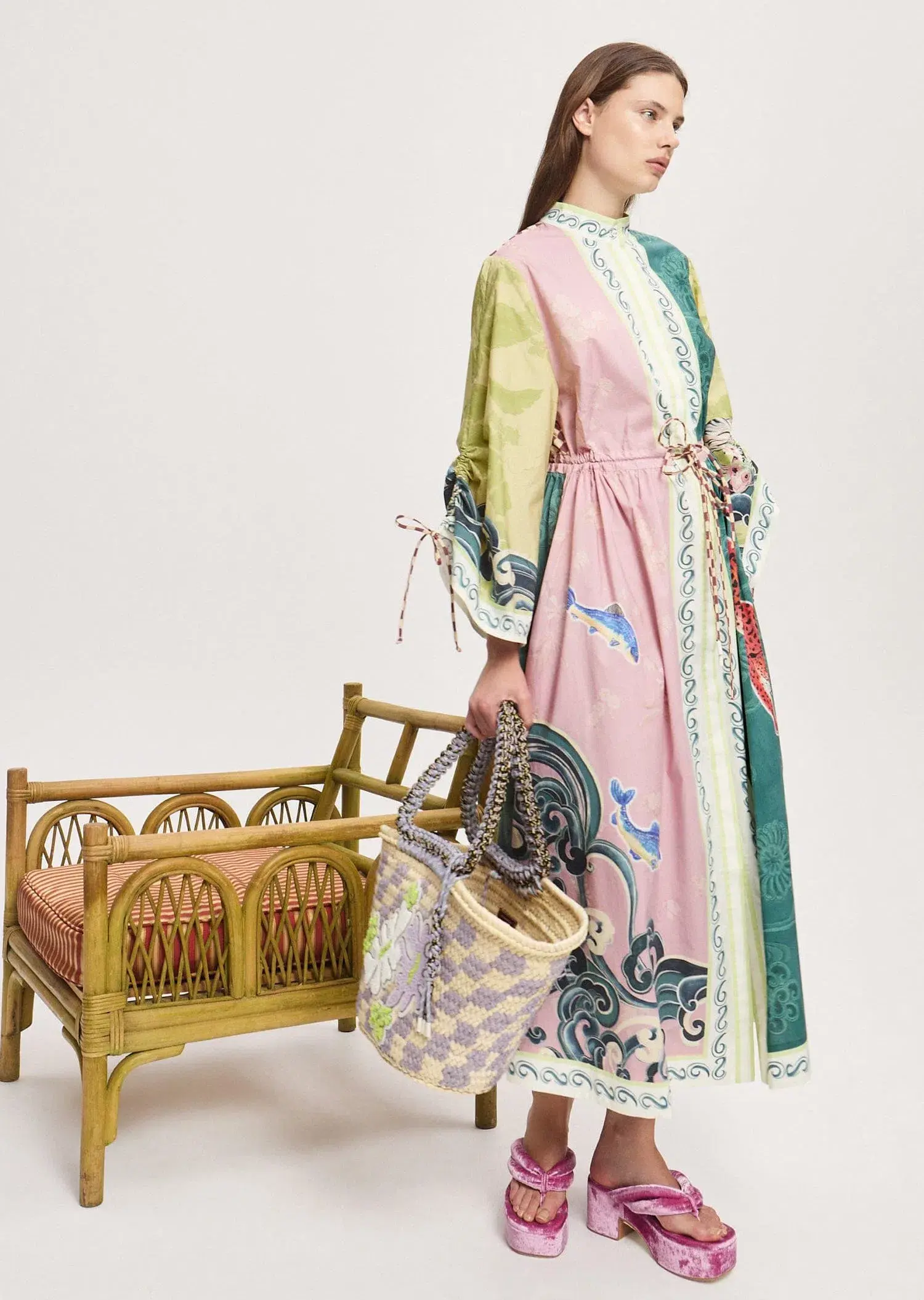 Alémais Rochester Midi Shirtdress Multi Size 16  - Image 2